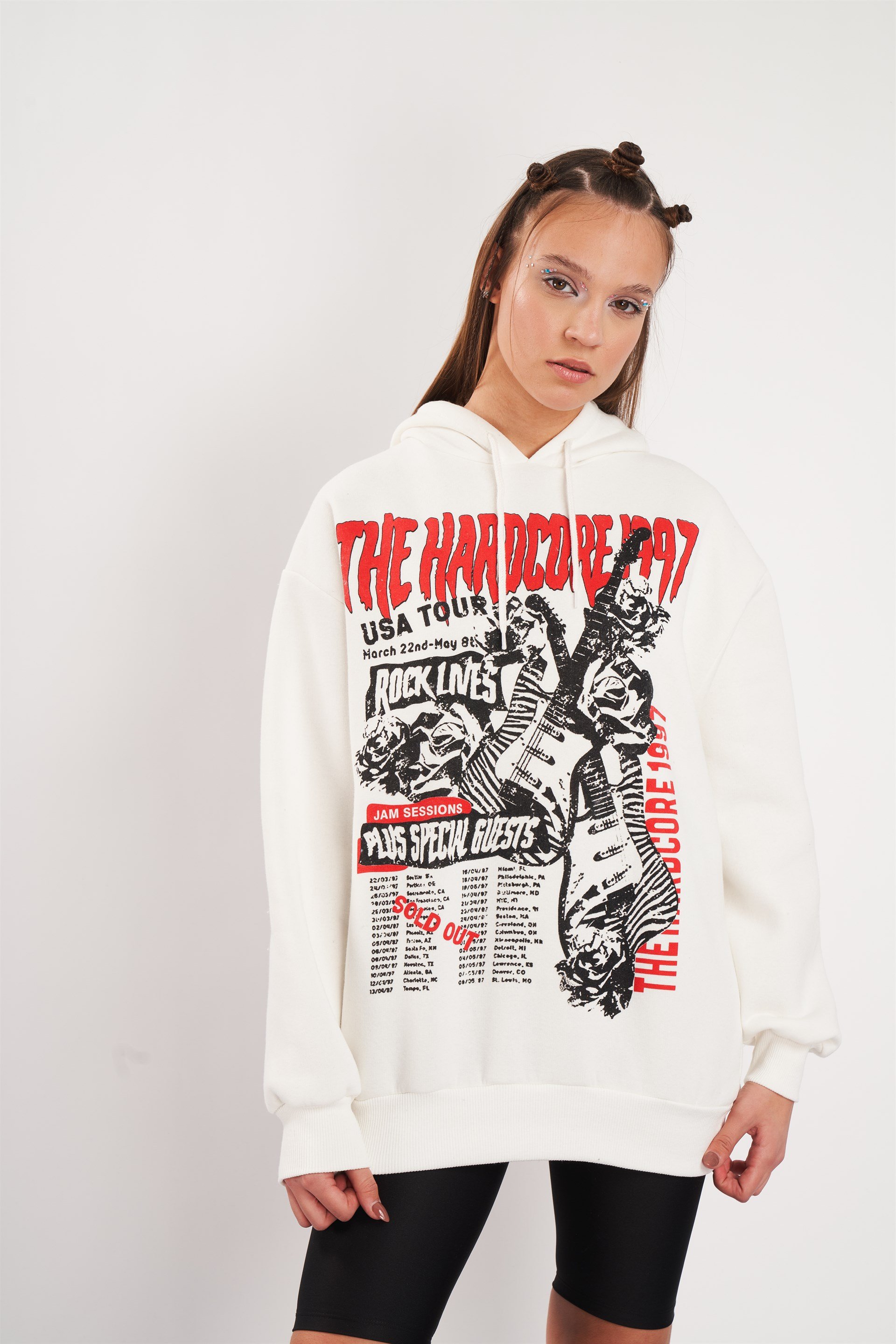 The Hardcore 1997 Baskılı Sweatshirt