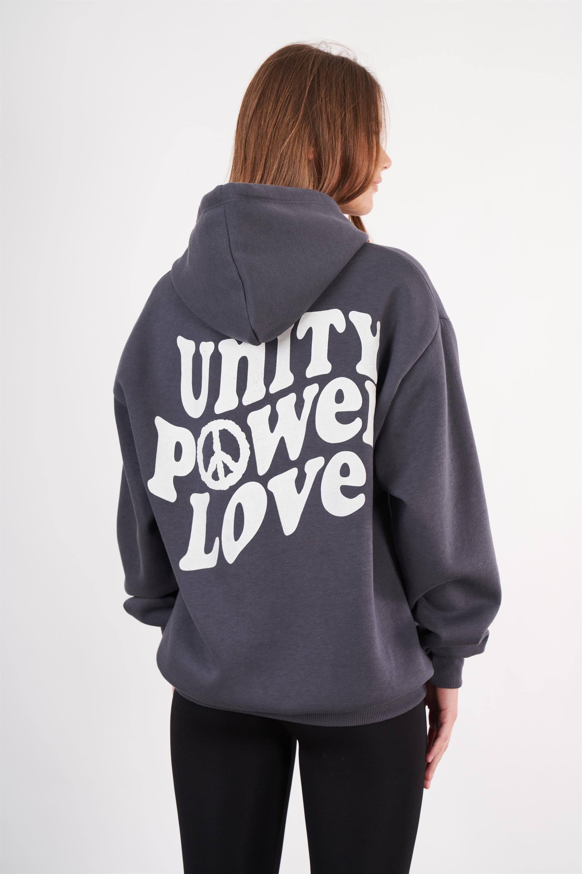 Unity Power Love Baskılı Sweatshirt