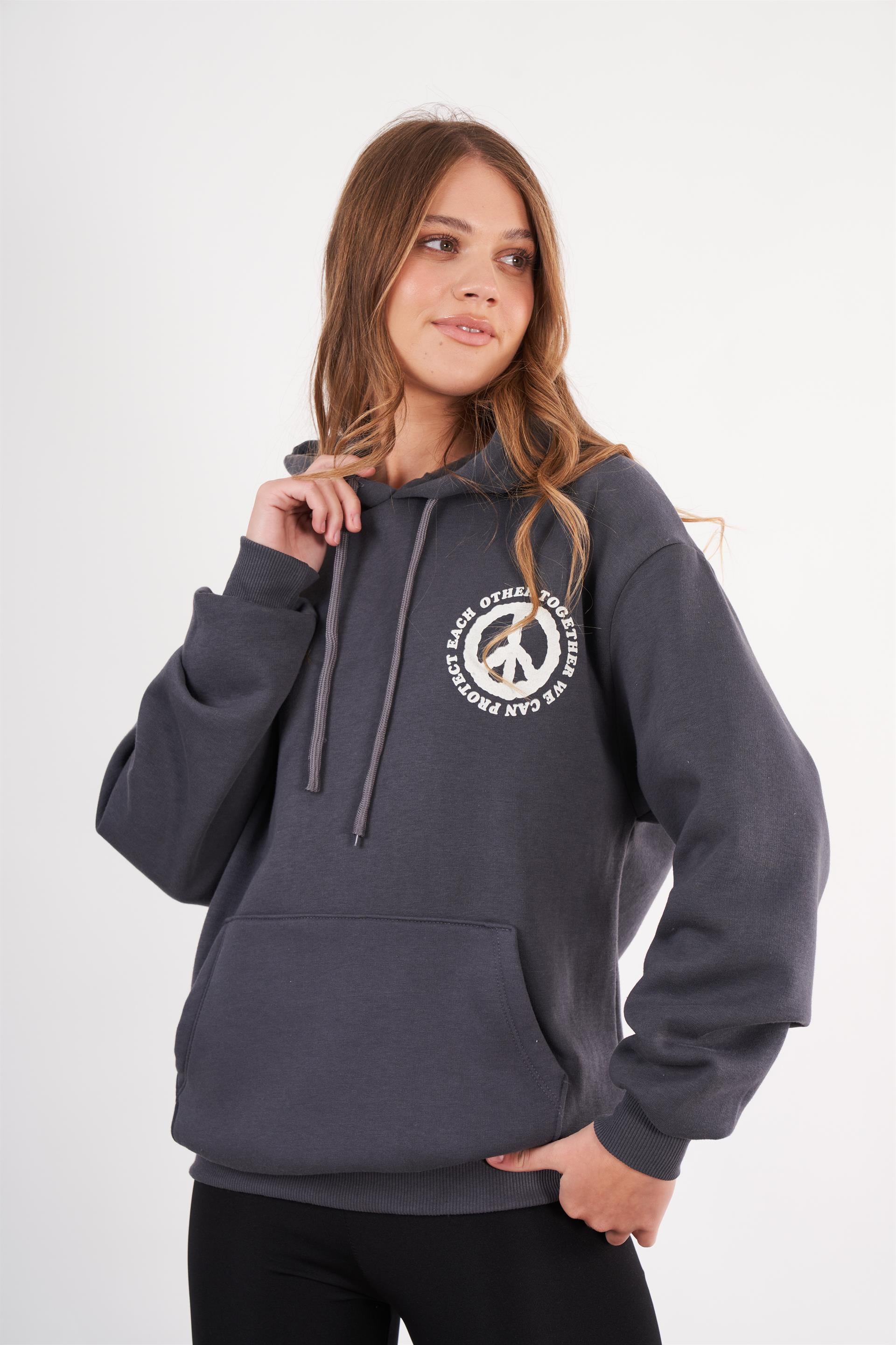 Unity Power Love Baskılı Sweatshirt