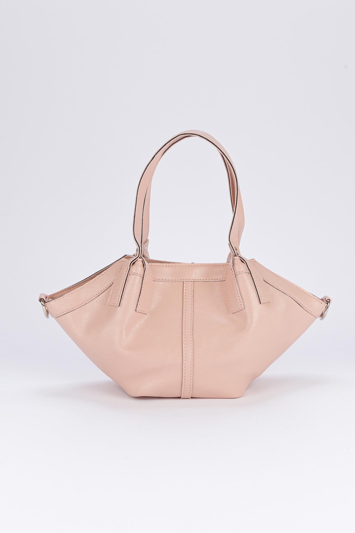 Vintage Çapraz Çanta Toz Pembe