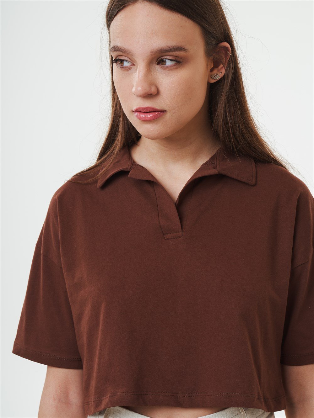 Yakalı Kısa T-shirt
