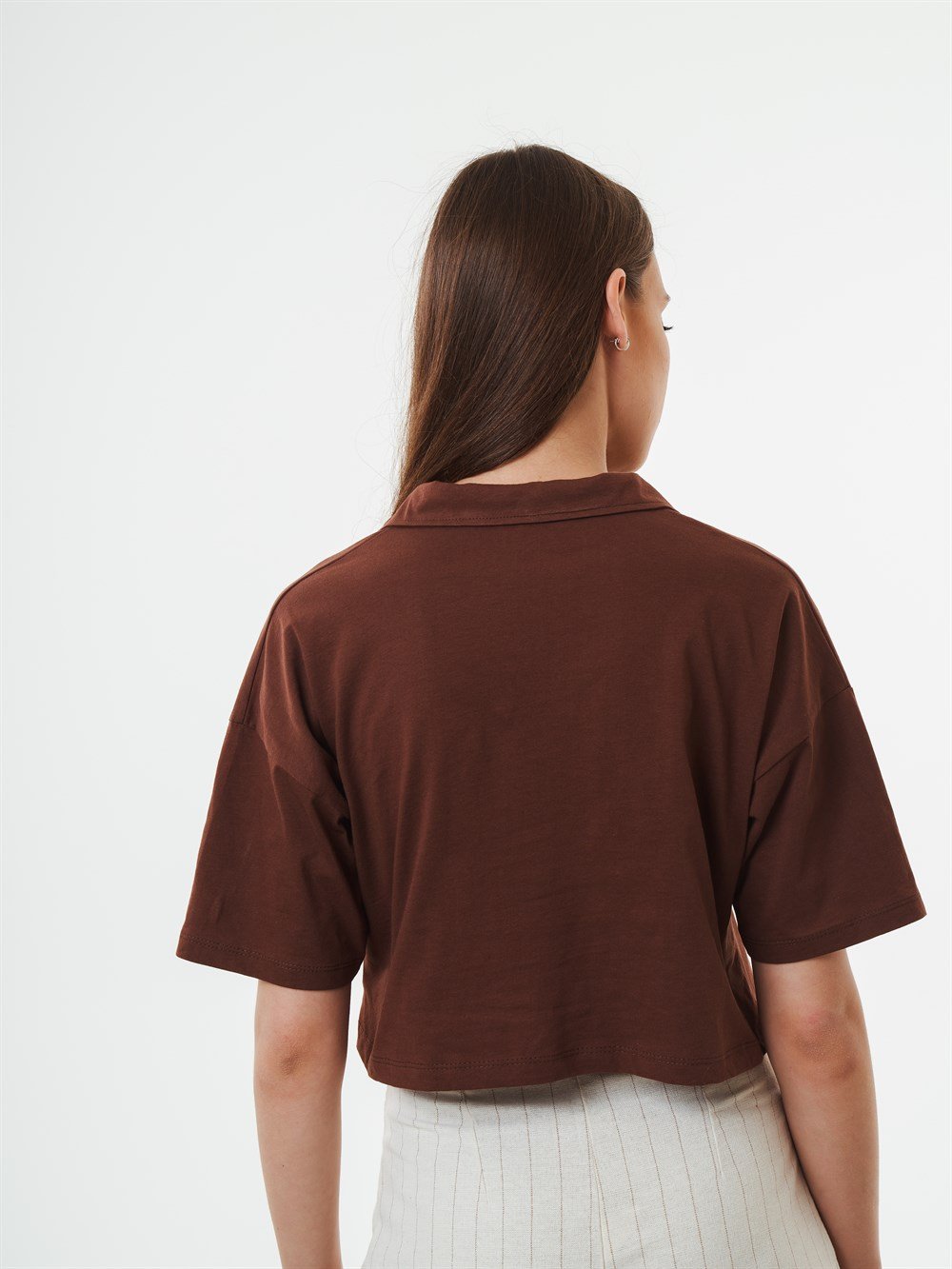 Yakalı Kısa T-shirt