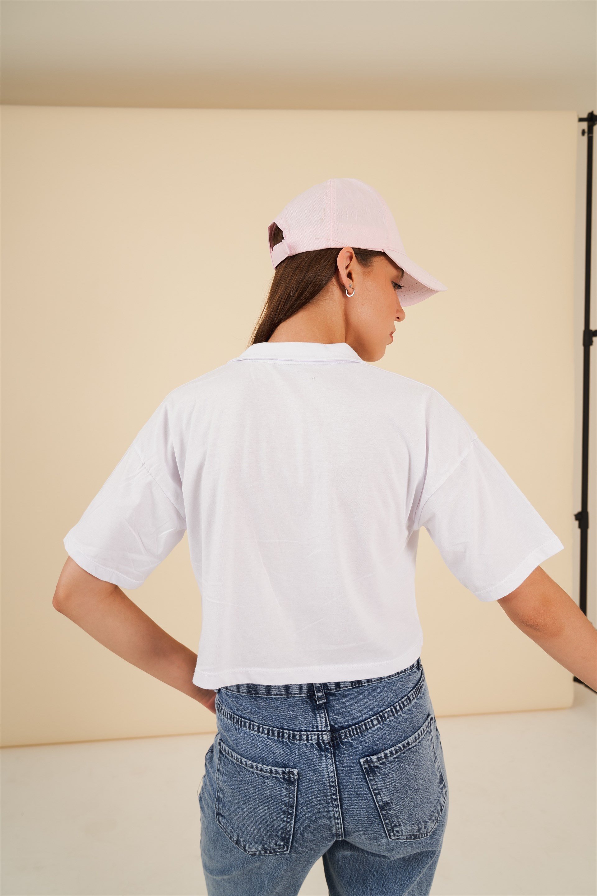 Yakalı Kısa T-shirt