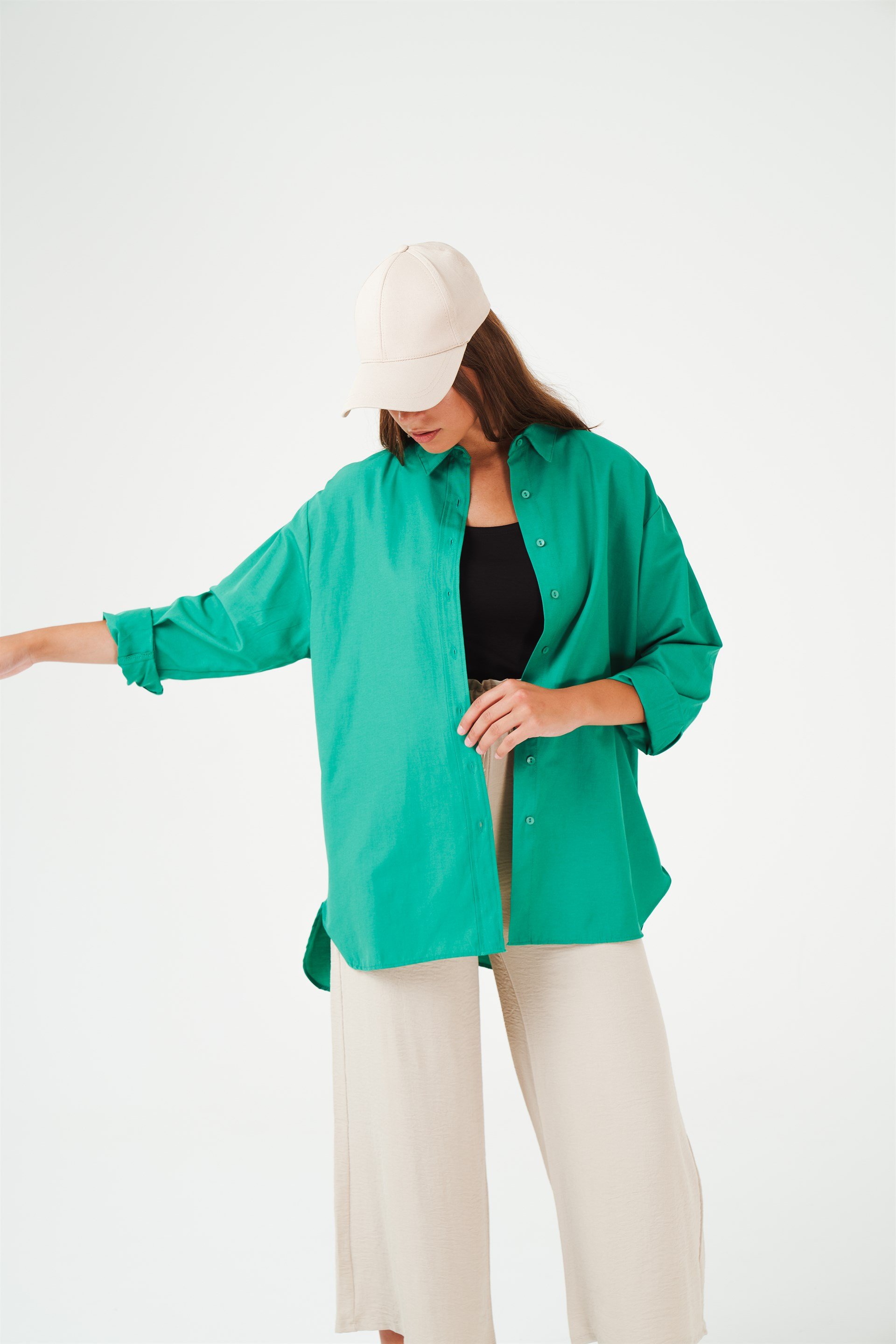 Yakalı Manşet Gömlek