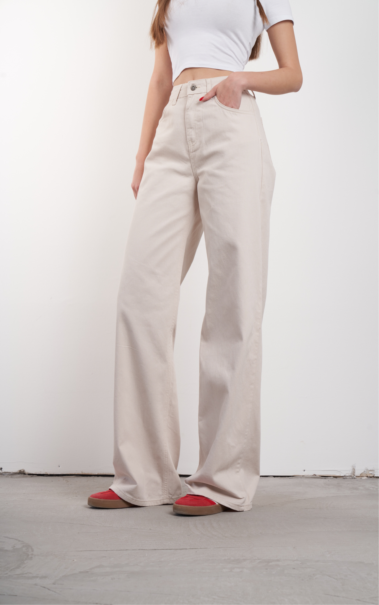 Yüksek Bel Retro Pantolon