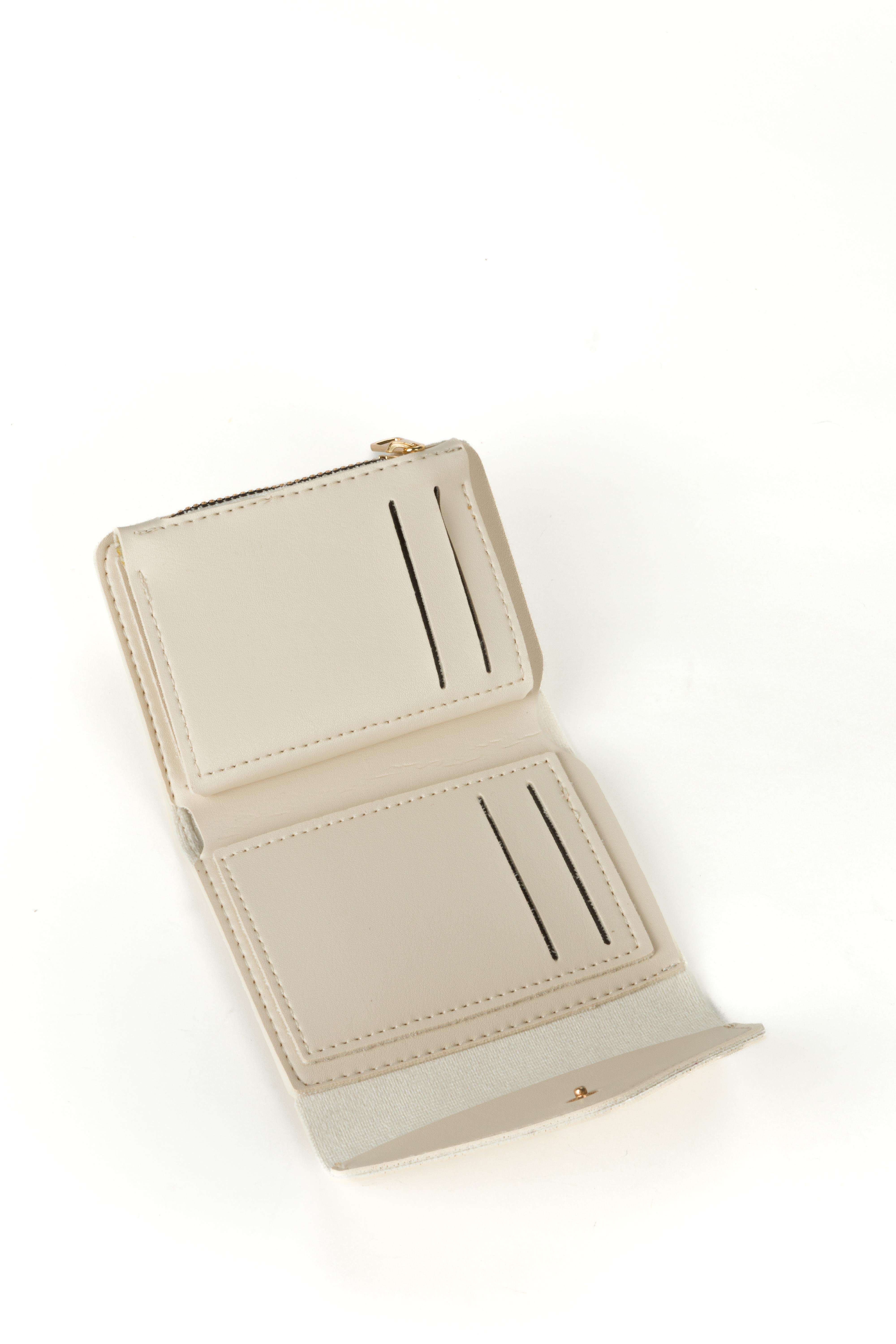 Zarf Model Deri Cüzdan Krem