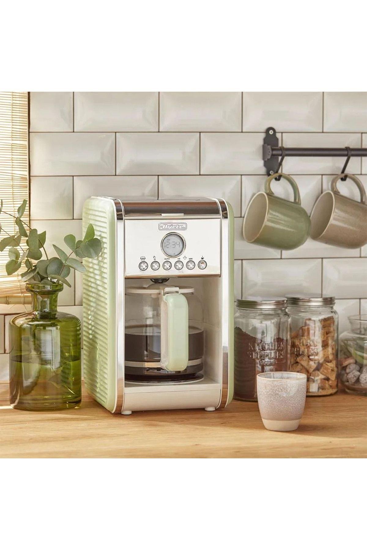 Ariete Vintage Filtre Kahve Makinesi Yeşil 1342/04