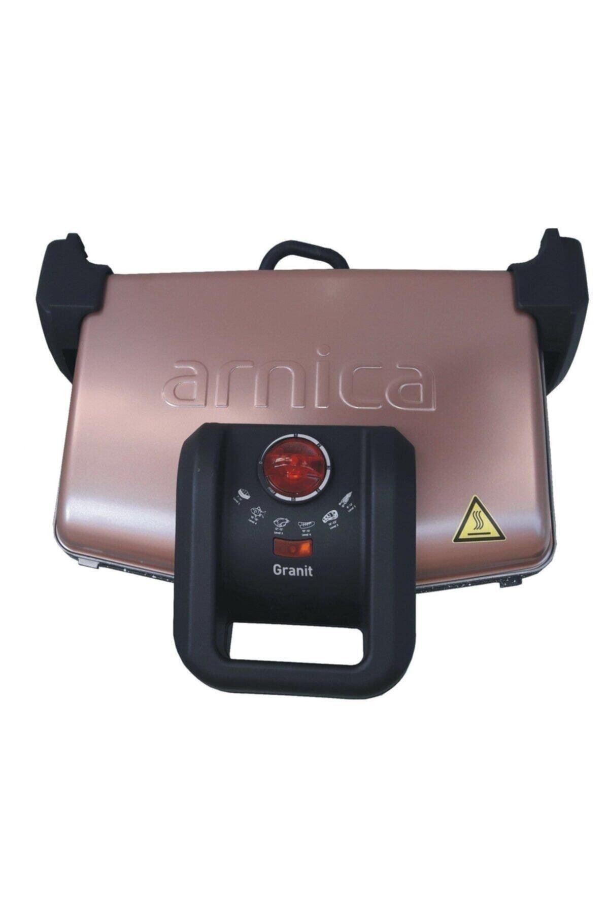 Arnica Ayvalık GH26124 Granit Izgaralı Tost Makinesi Rose