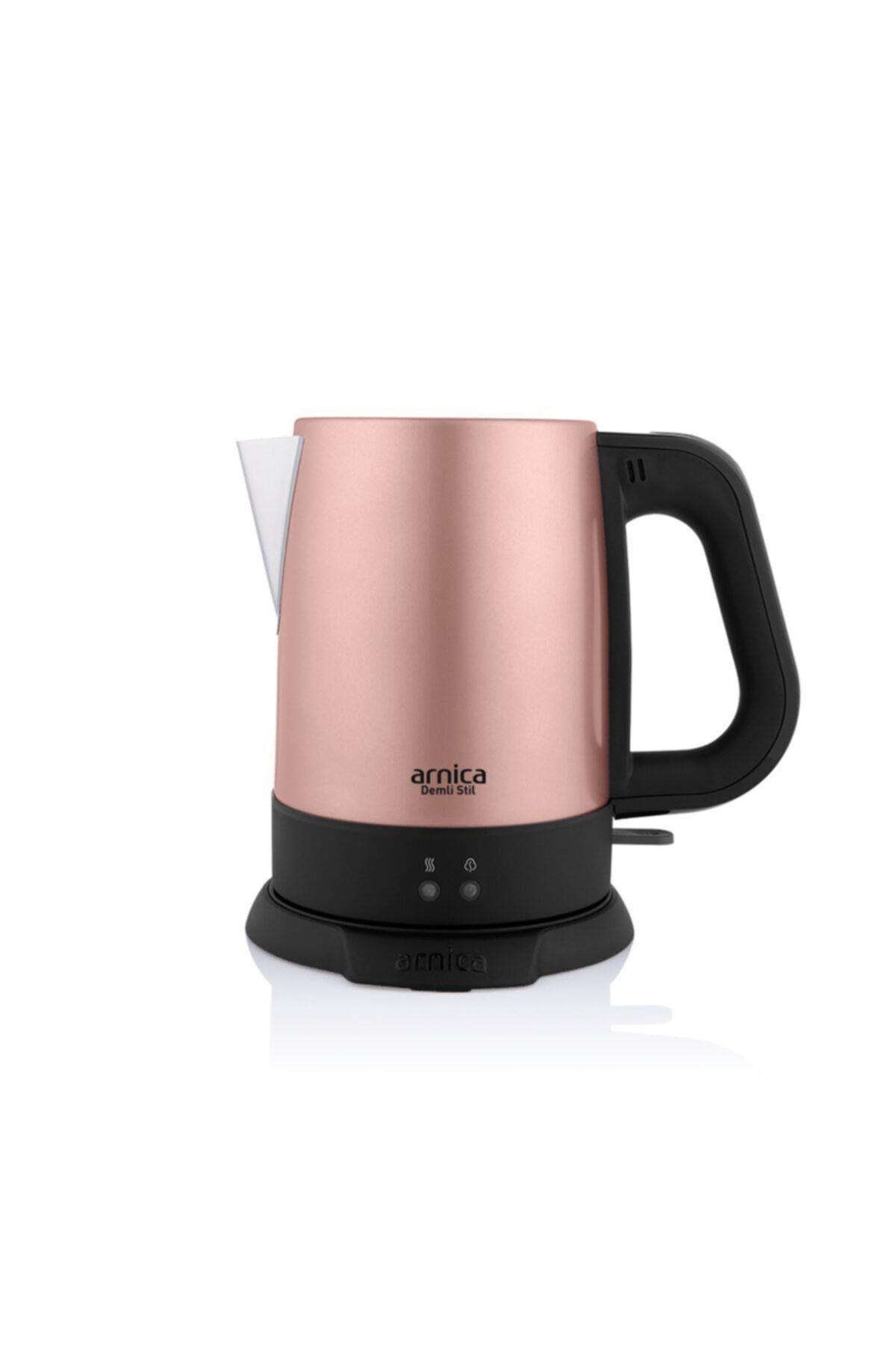 Arnica Demli Stil IH33200 Cam Demlikli Çay Makinesi Rose