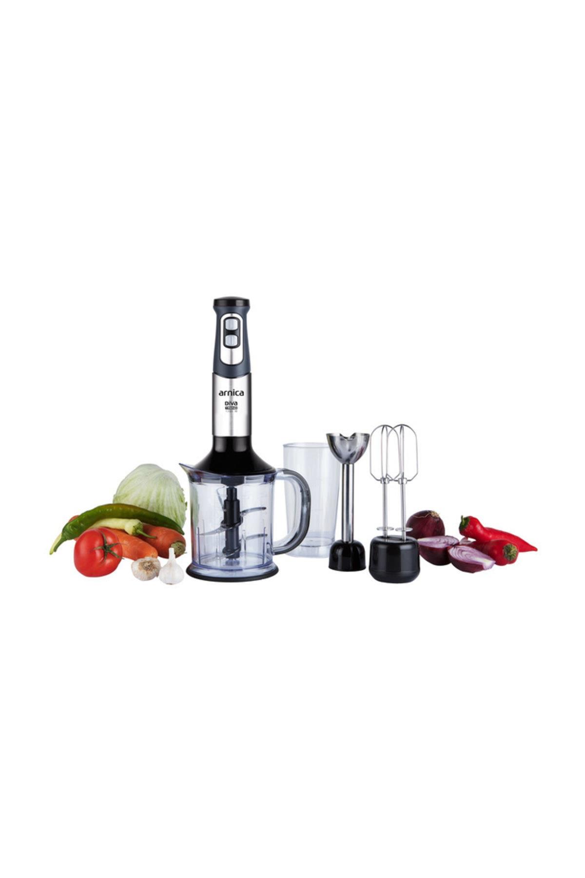 Arnica Diva Trend El Blender Seti Gümüş GH21592