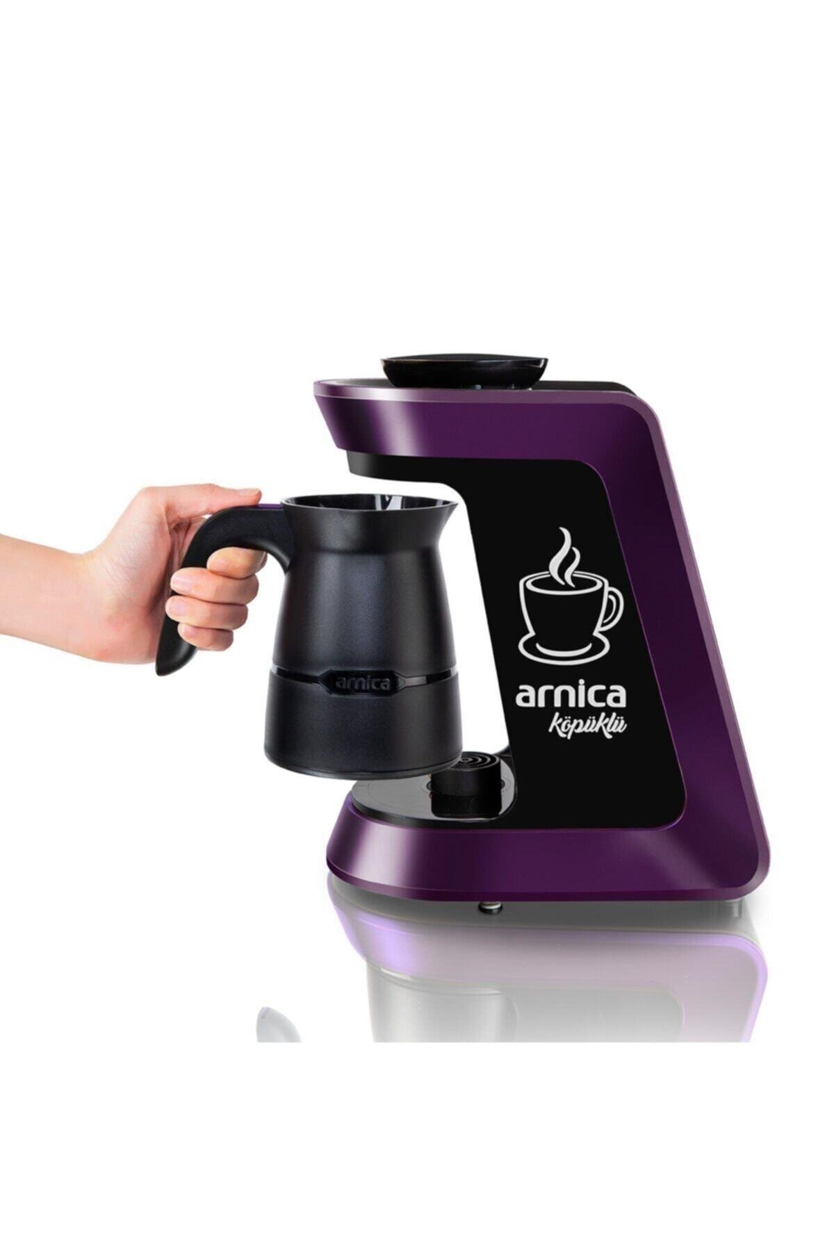 Arnica IH32054 Köpüklü Otomatik Kahve Makinesi Mor