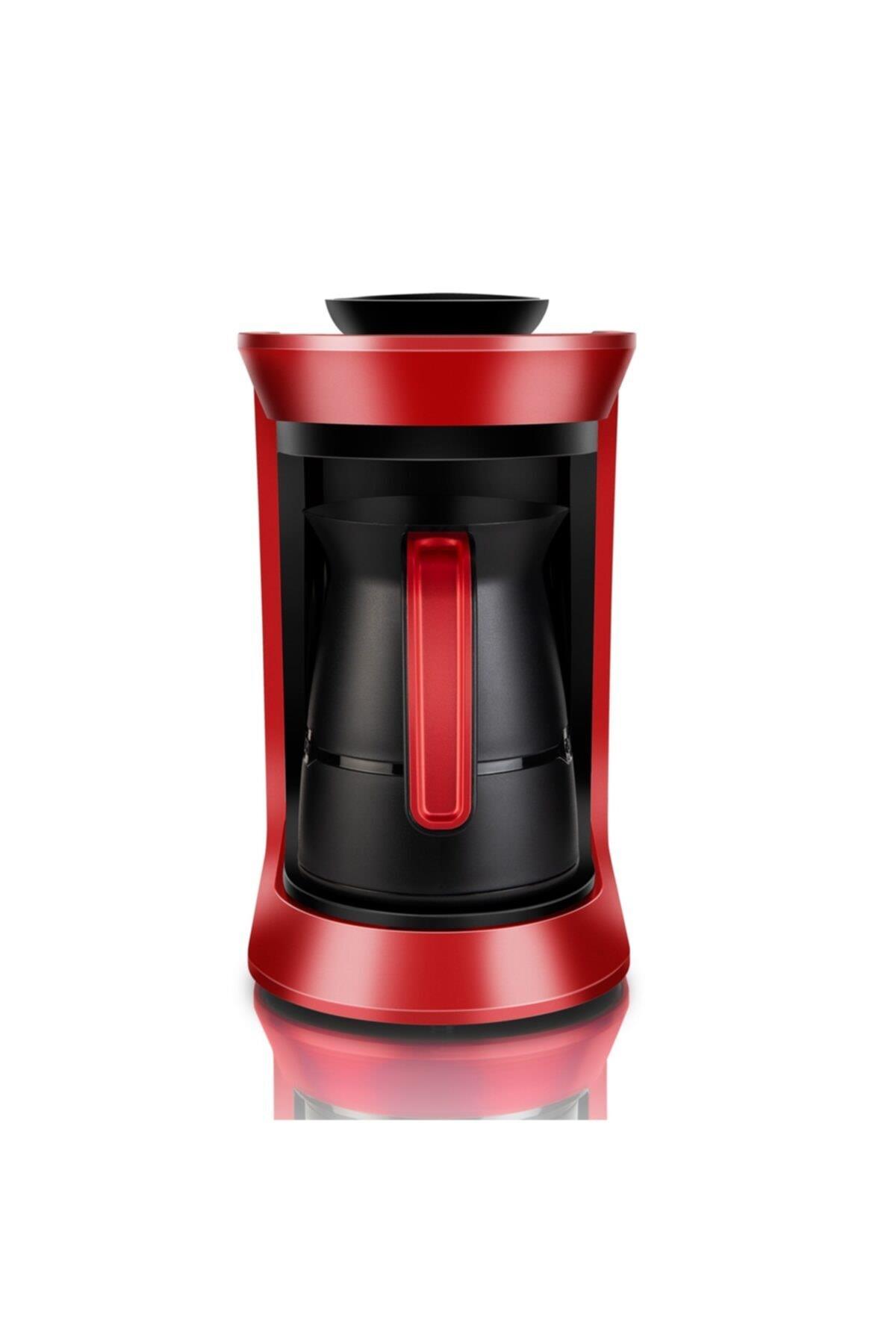 Arnica Köpüklü Otomatik Türk Kahve Makinesi Kırmızı IH32053