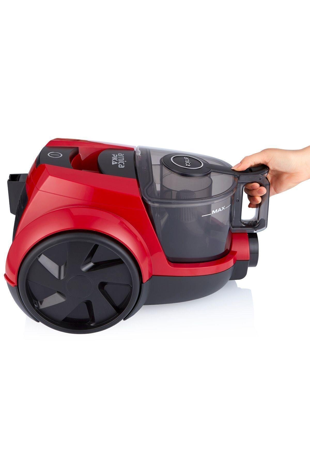 Arnica Pika ET14414 Toz Torbasız Elektrikli Süpürge Kırmızı