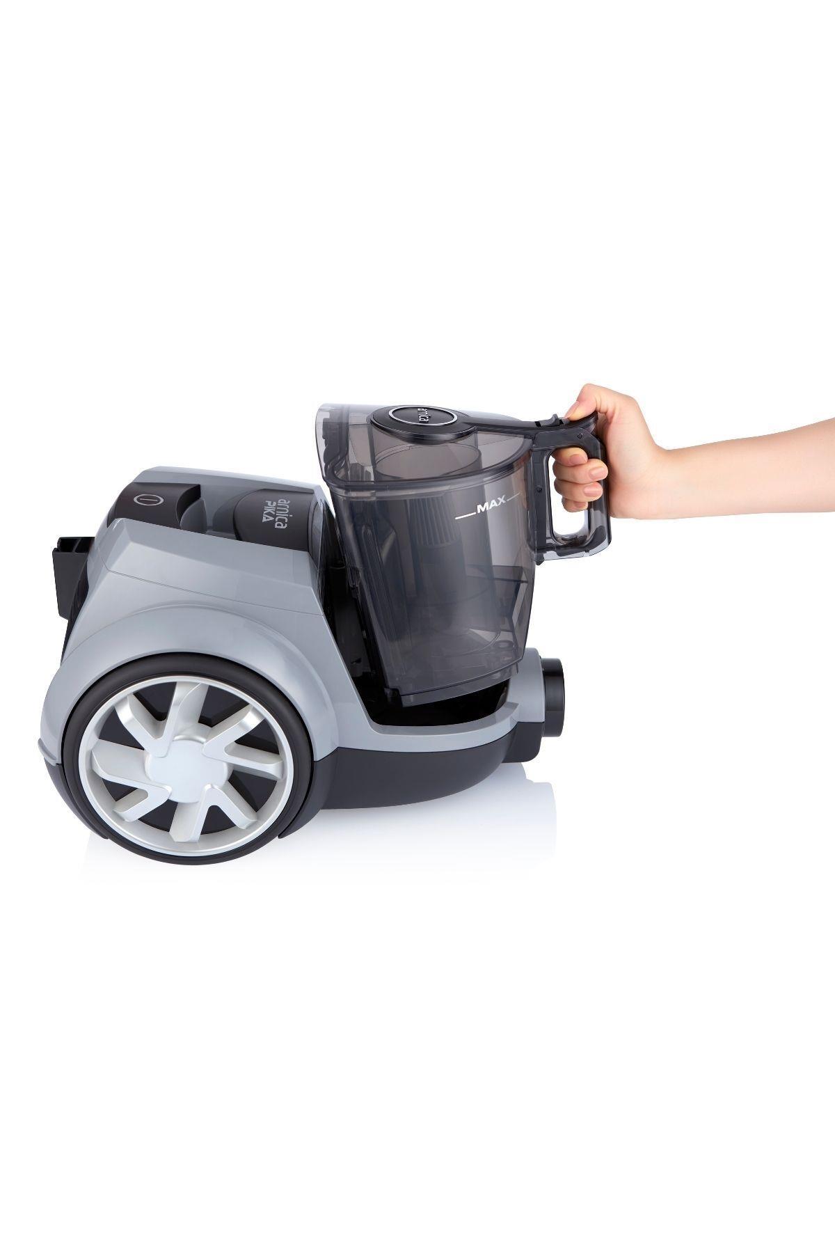 Arnica Pika ET14415 Toz Torbasız Elektrik Süpürge Gri