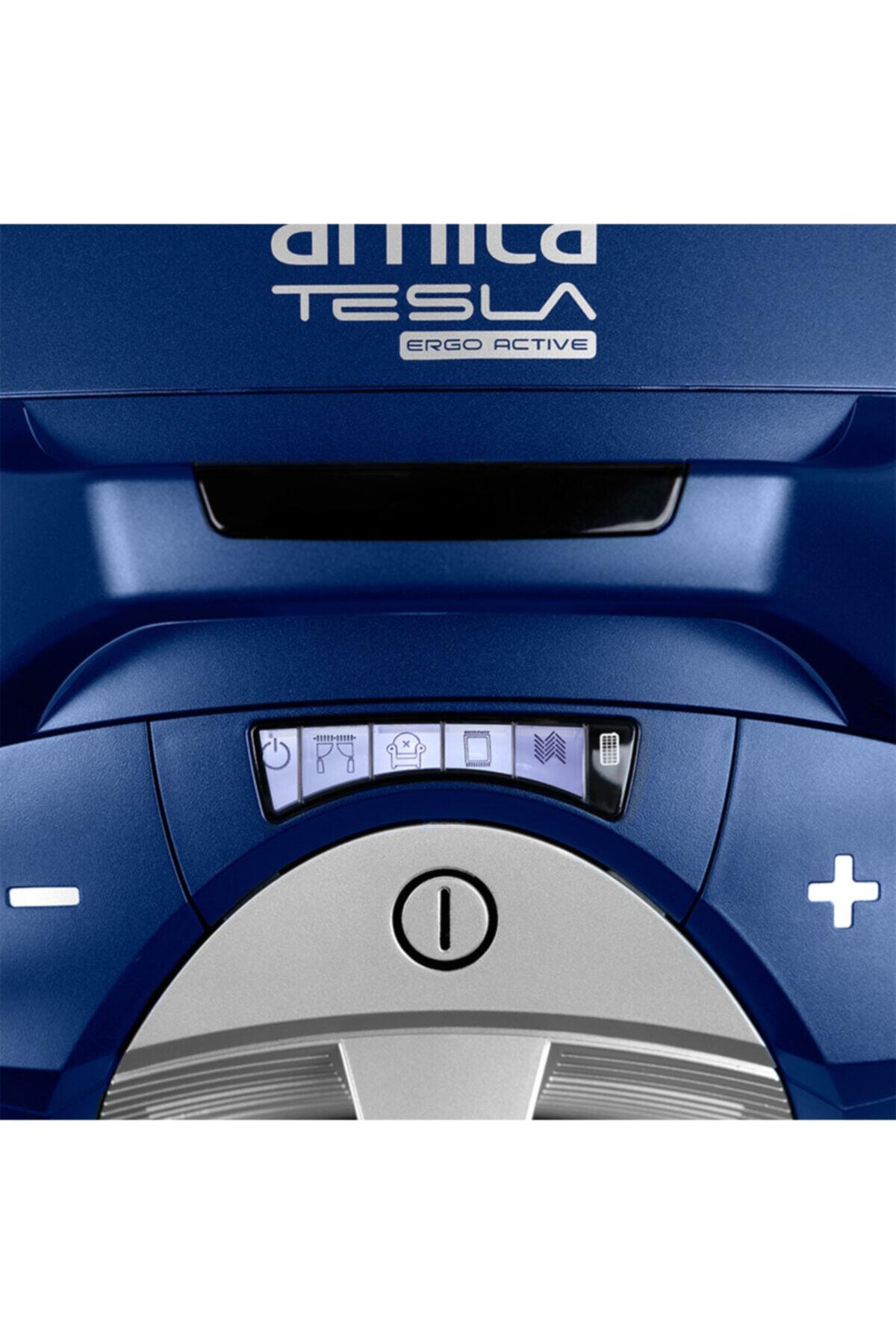 Arnica Tesla Ergo Active Toz Torbasız Elektrikli Süpürge Mavi ET14341