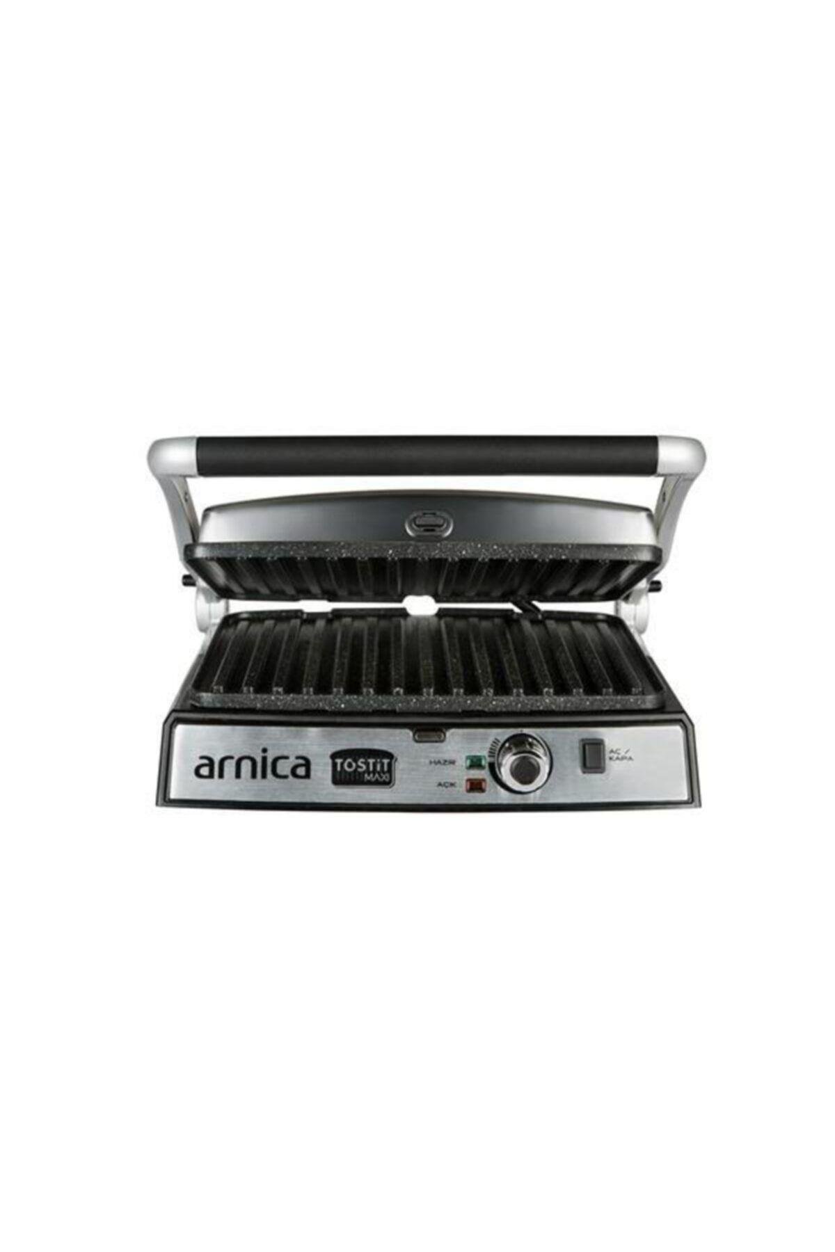 Arnica Tostit Maxi Granit Izgaralı Tost Makinesi Inox GH26240