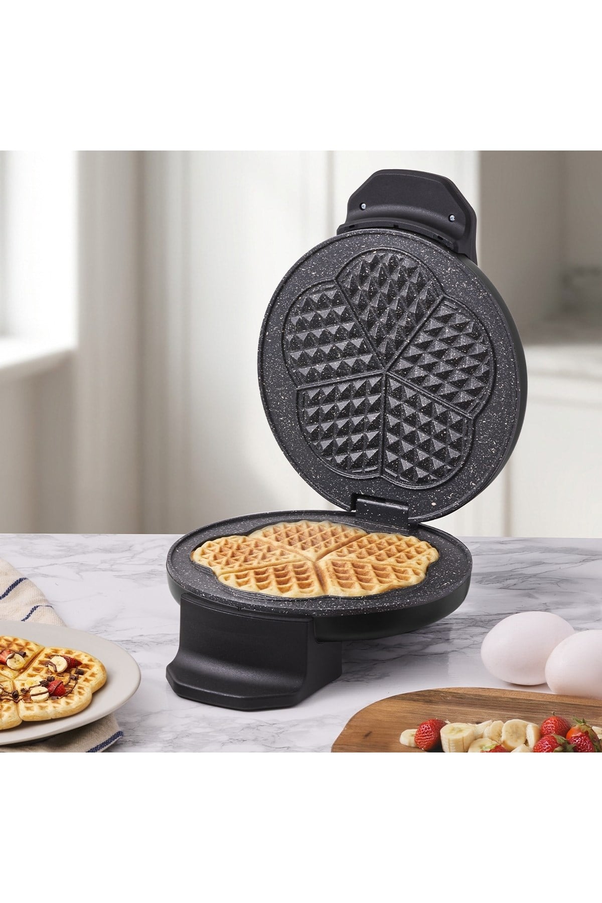 Aryıldız Atelier Waffle Makinesi Siyah