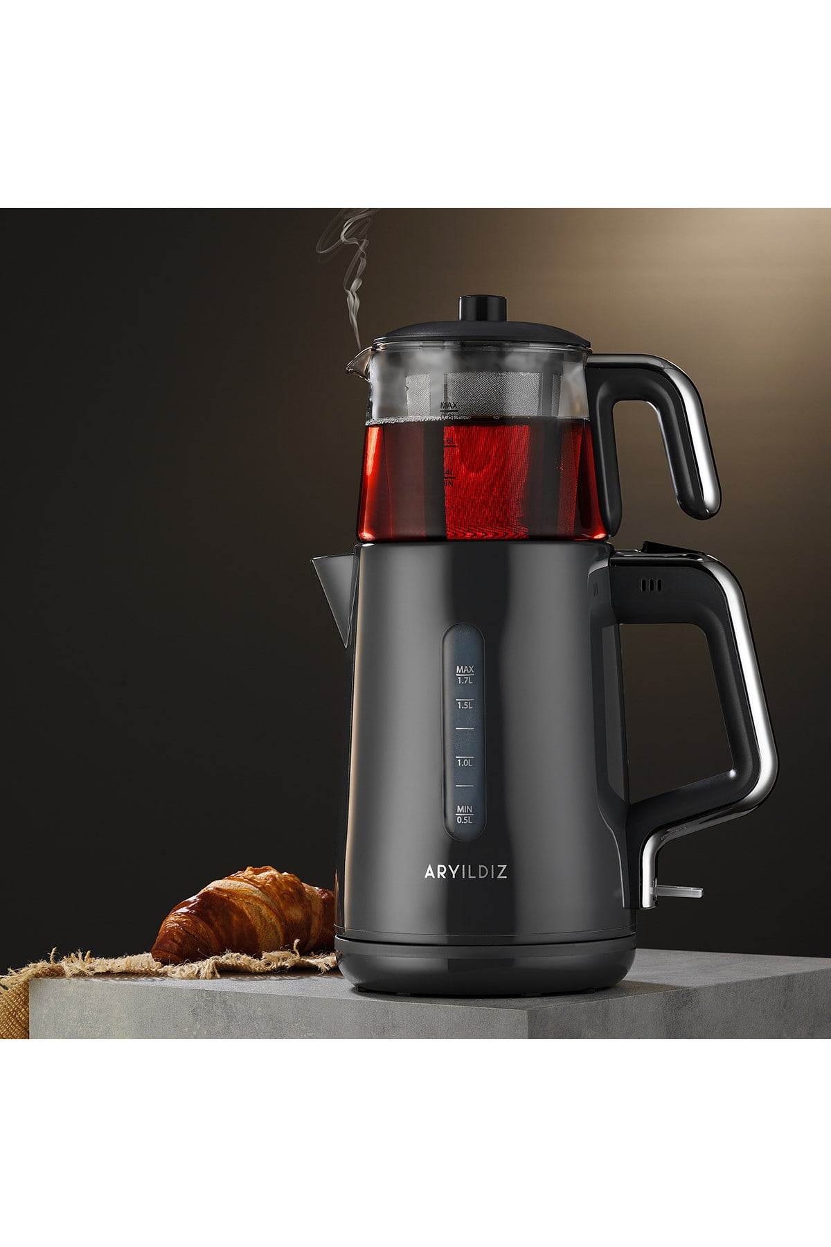 Aryıldız Tea Perfect Çay Makinesi Antrasit