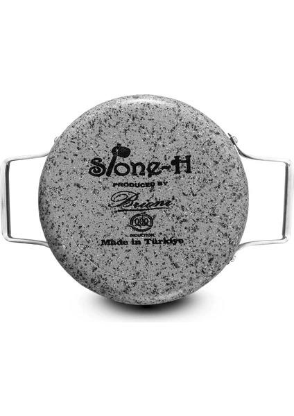 Brioni Stone-H Çizilmez Yanmaz Yapışmaz 24 Cm Derin Tencere
