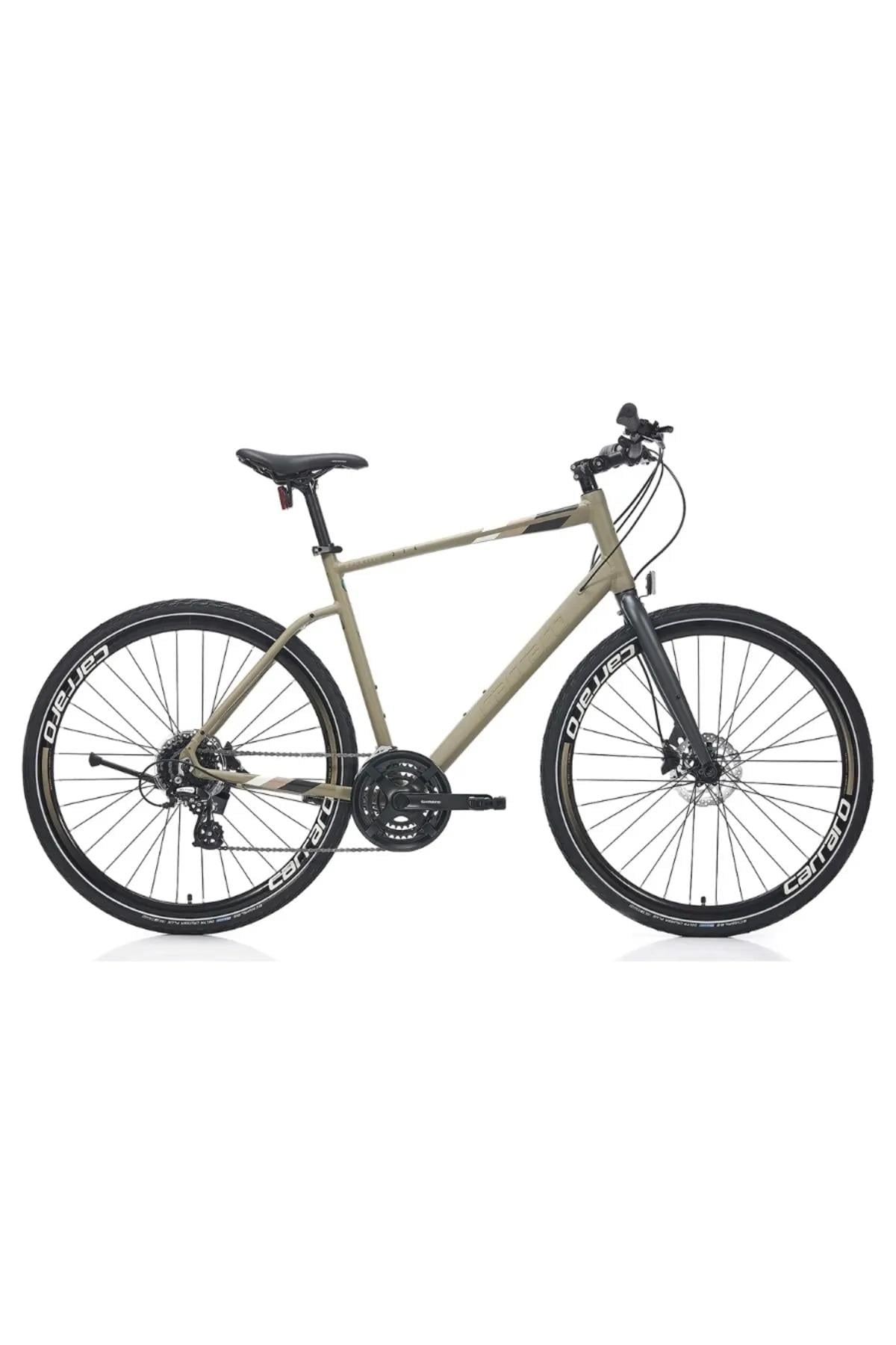 Carraro Sportive 324 28 Jant 440H 21V HD Şehir Bisikleti Mat Haki Yeşil Siyah