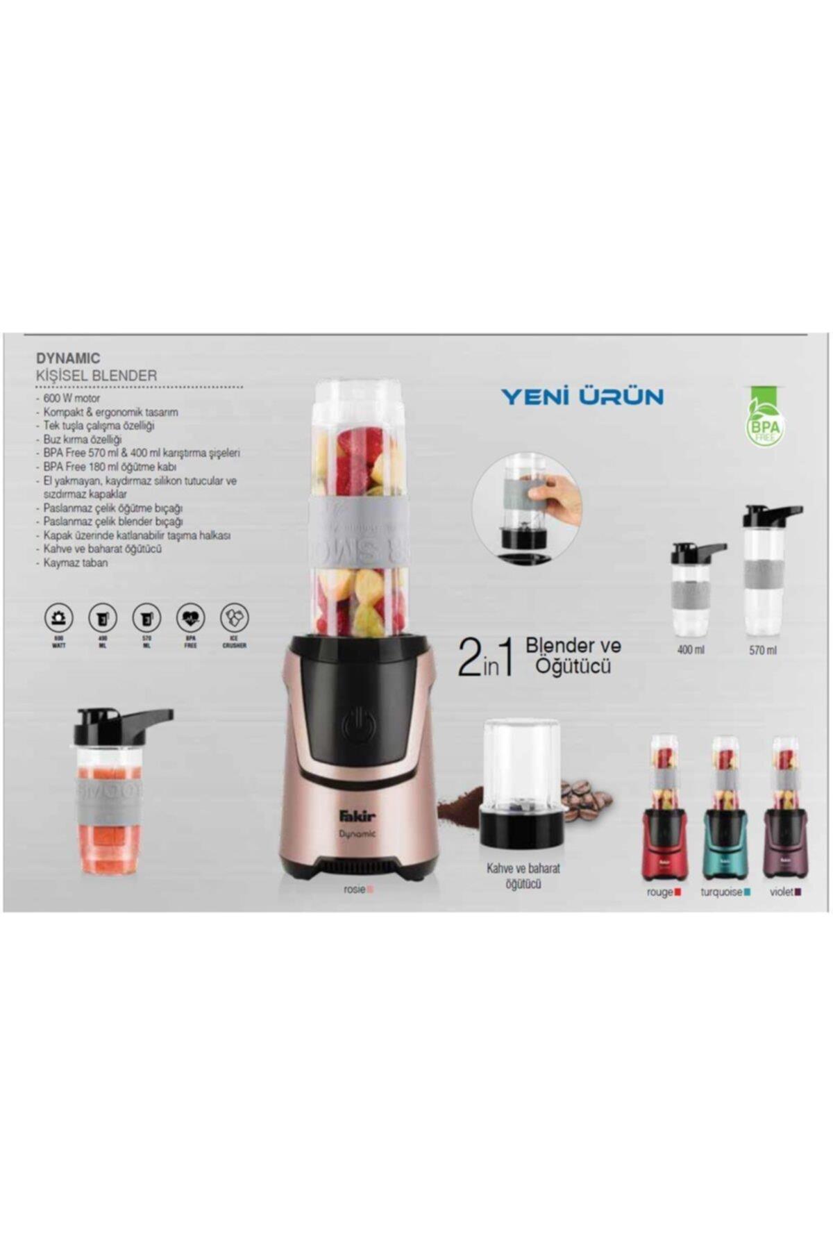 Fakir Dynamic 2 in 1 Kişisel Blender Ve Kahve Öğütücü Kırmızı
