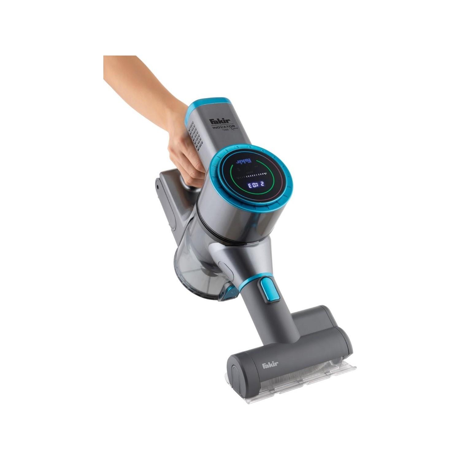 Fakir Inovator X Plus 7286 Şarjlı Dikey Süpürge Antrasit Mavi