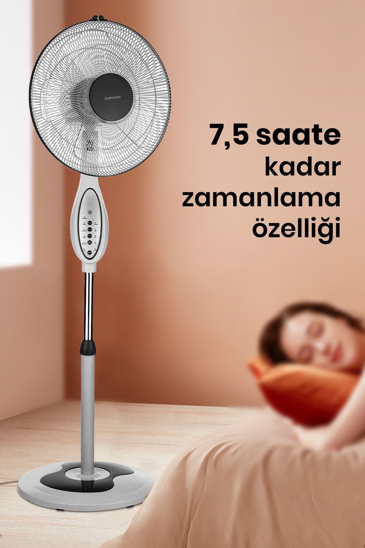 Goldmaster GM-7922 Kutup Ayaklı Kumandalı Vantilatör