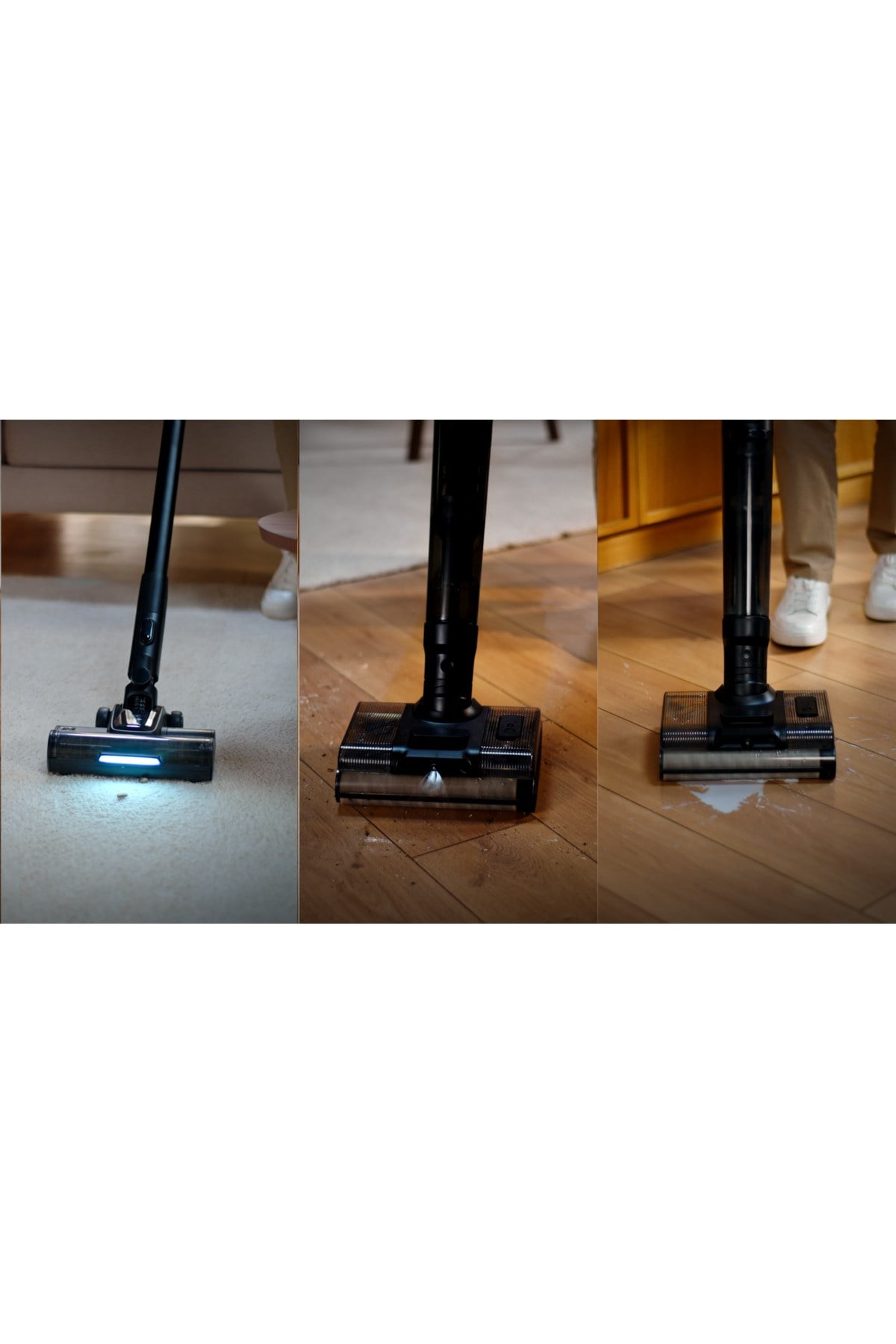 Grundig VCW 8430 Islak ve Kuru Şarjlı Dikey Süpürge Antrasit Gri