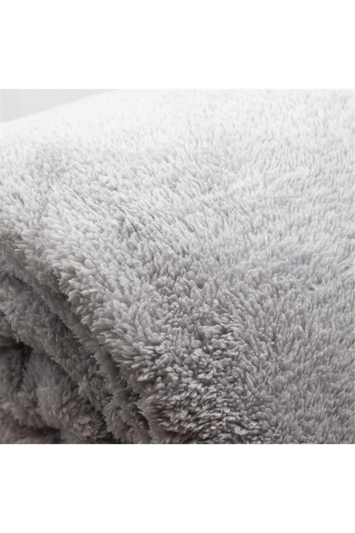 Jua Home Wellsoft Tek Kişilik Battaniye Gri 160x220 cm 