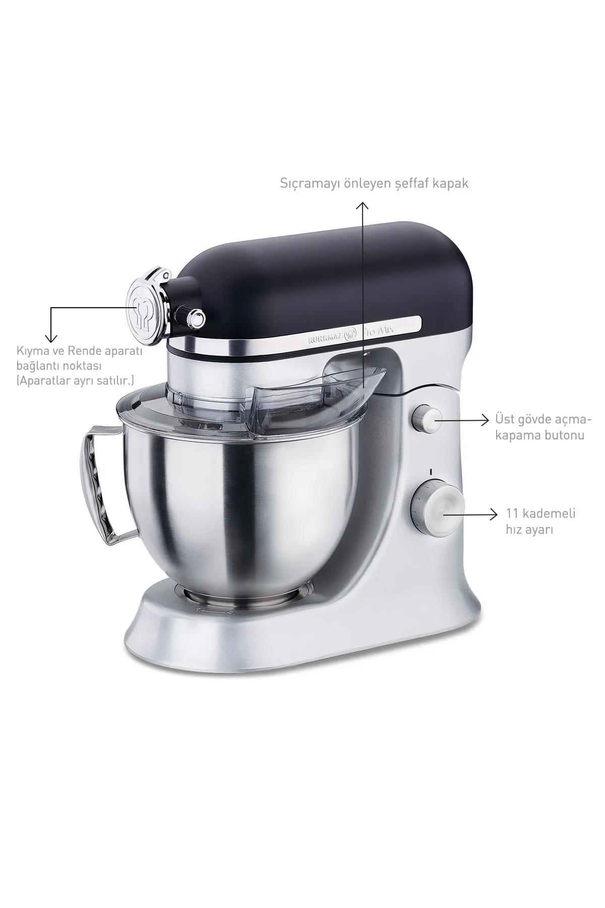 Korkmaz Pro Mix Stand Mikser Siyah Satin A470-01