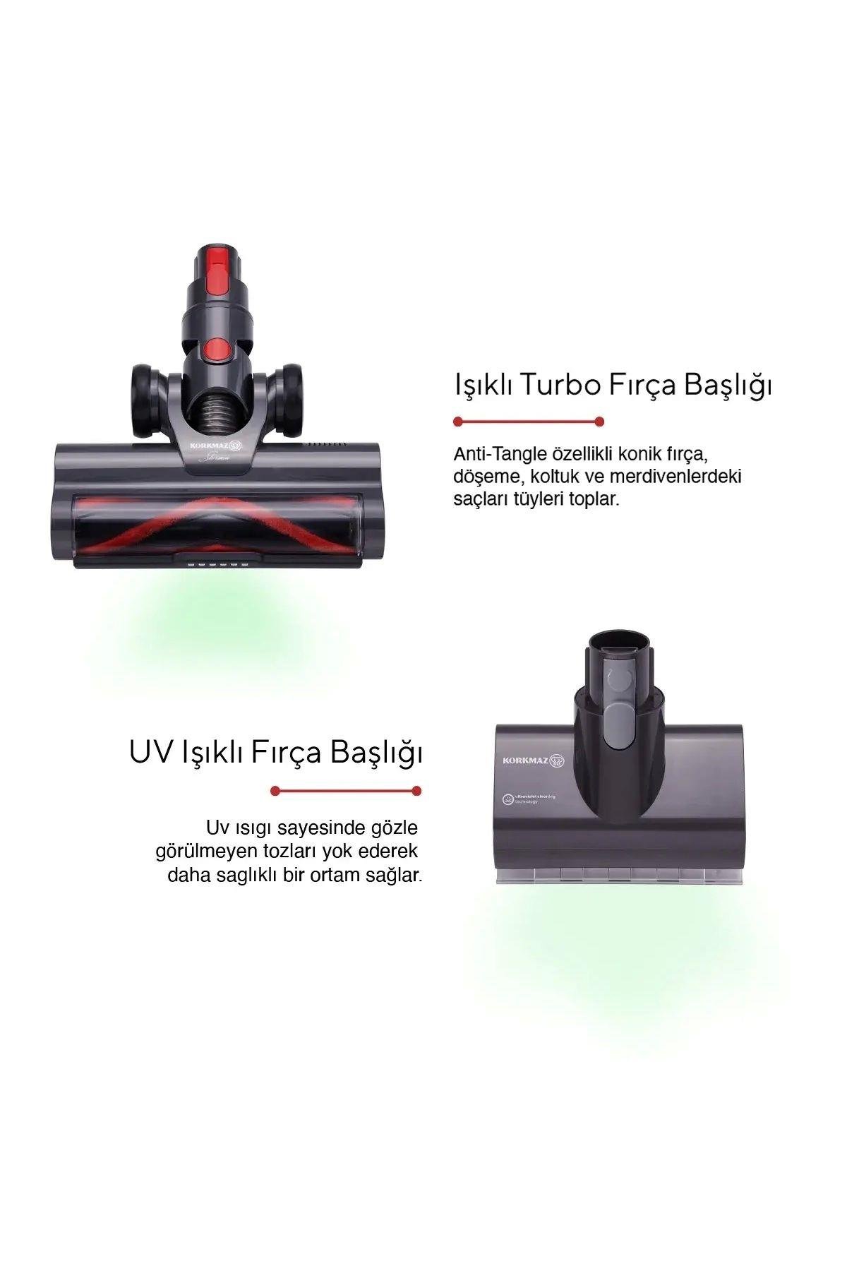 Korkmaz Stormia Şarjlı Dikey Süpürge A921