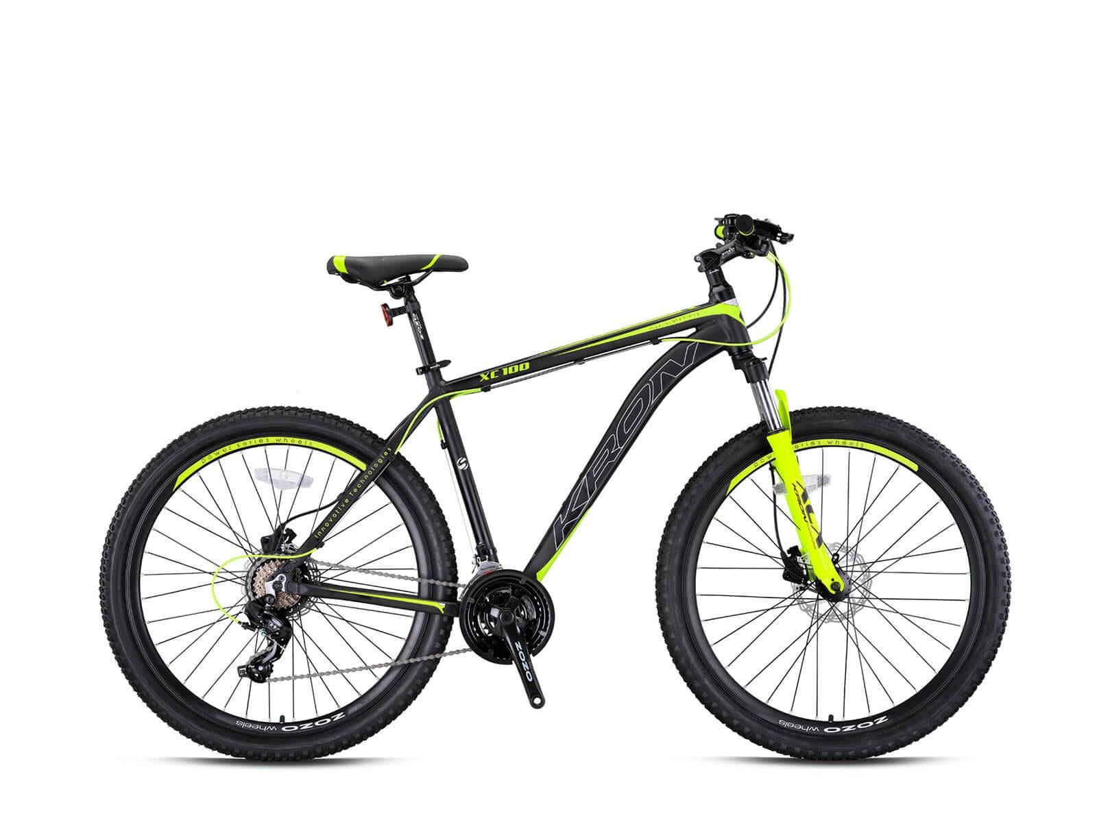 Kron XC 100 V Fren  27.5 Jant 21 Vites Erkek Dağ Bisikleti Siyah Sarı