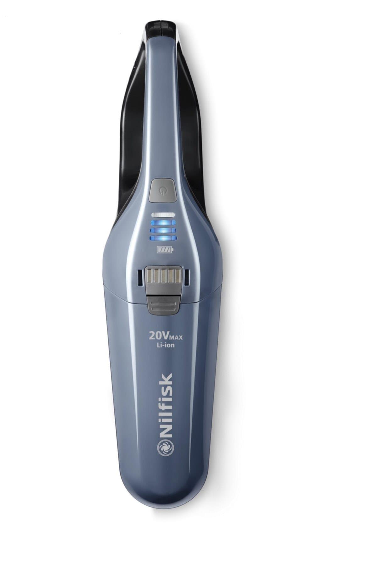 Nilfisk EASY 20VMAX EU 2in1 Şarjlı Süpürge - Mavi 