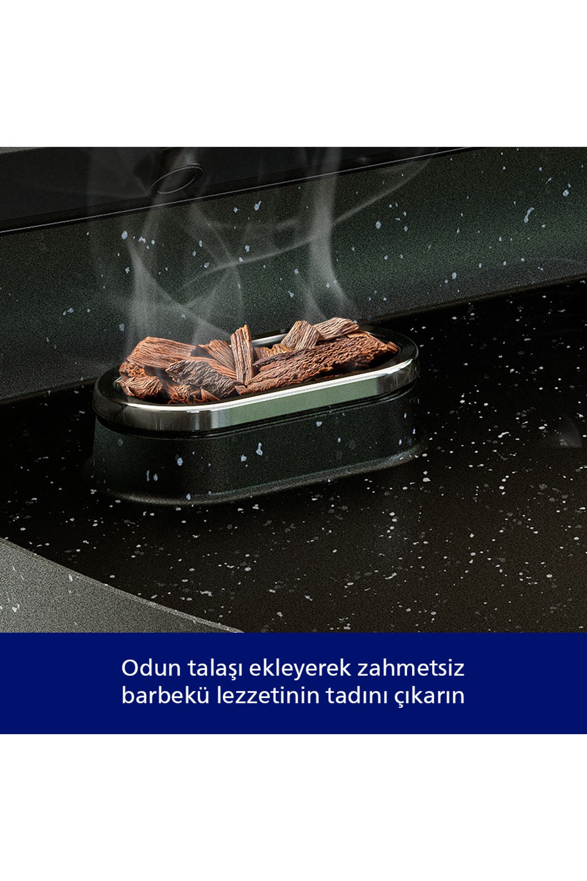Philips 5000 Serisi Elektrikli Izgara 2400W, Aroma İnfüzörü ve Tütsüleyici, 5 Sıcaklık Ayarı, HD6212/90