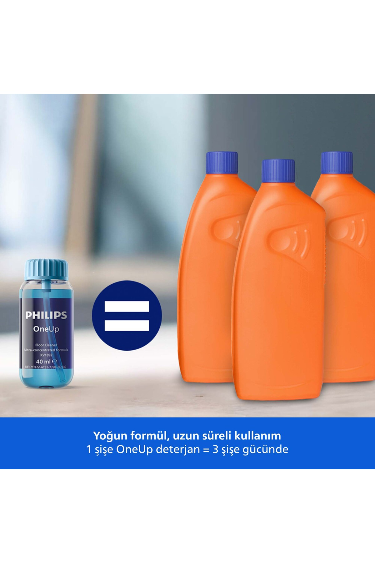 Philips 5000 Serisi OneUp Elektrikli Mop, Bakterilere karşı %99,9 etkili, 360 derece başlık, (XV5113/01)