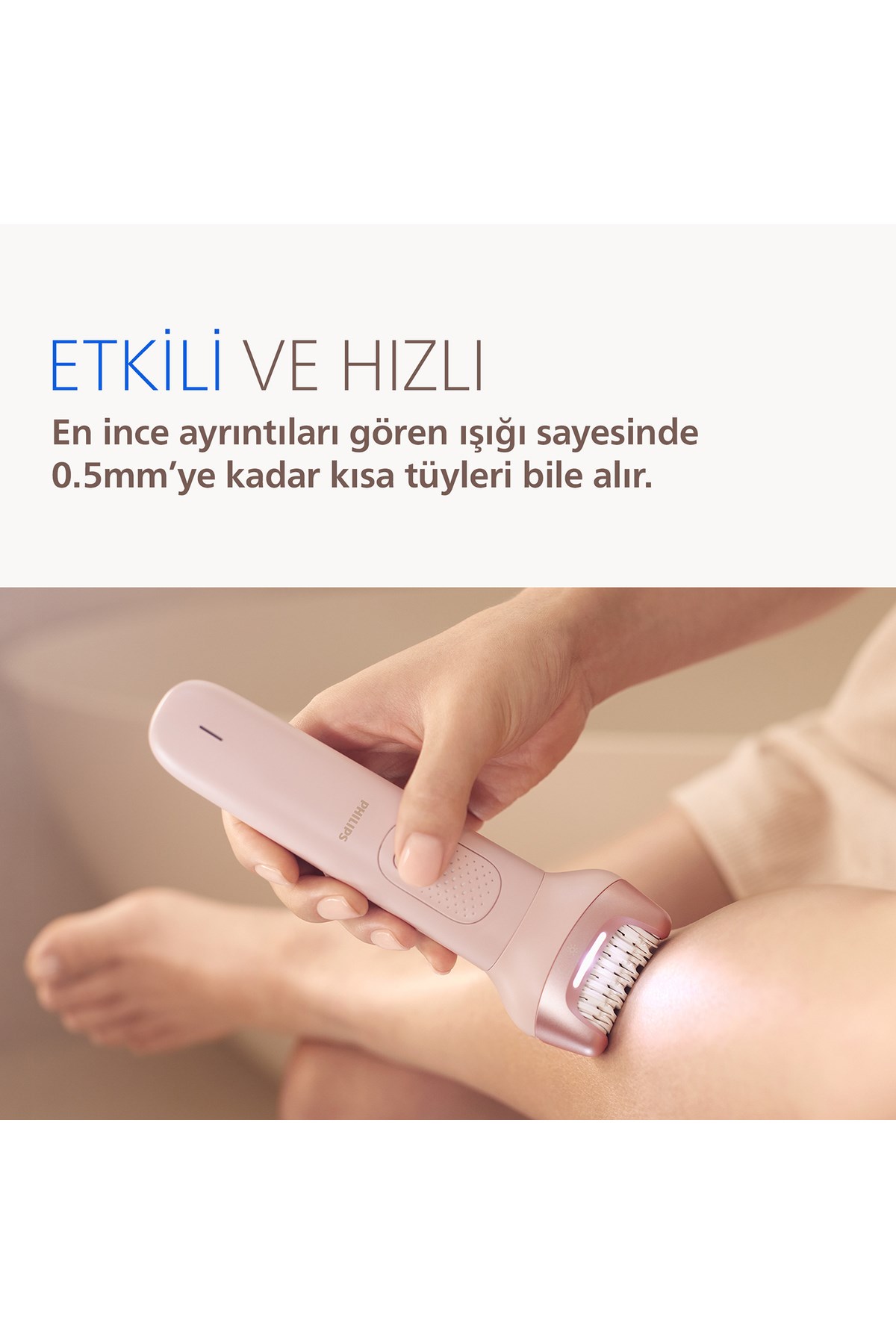 Philips 9000 Serisi BRE718/05 Tüm Vücut Epilatör Seti, Islak&Kuru, Kablosuz, Tıraş Başlığı, Peeling Fırçası