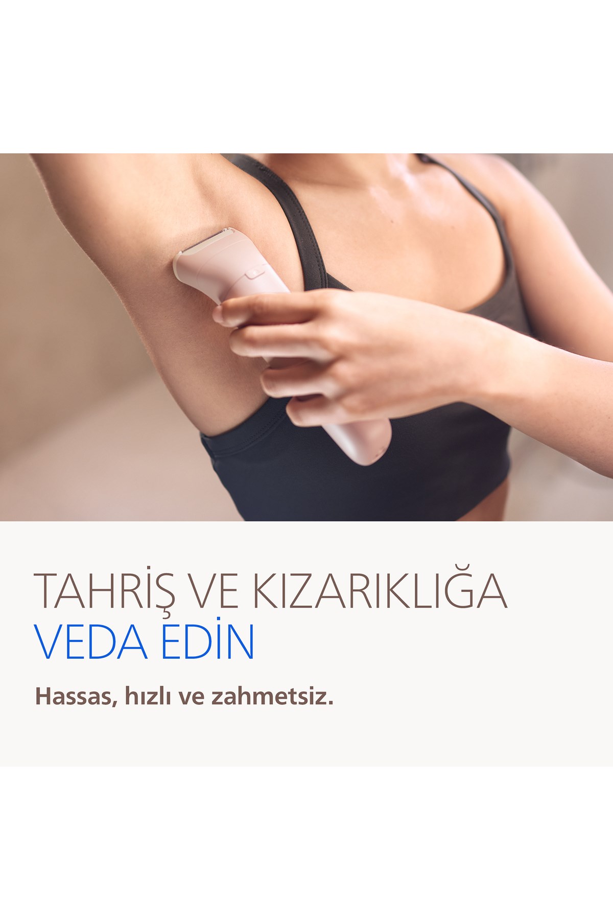 Philips 9000 Serisi BRE718/05 Tüm Vücut Epilatör Seti, Islak&Kuru, Kablosuz, Tıraş Başlığı, Peeling Fırçası