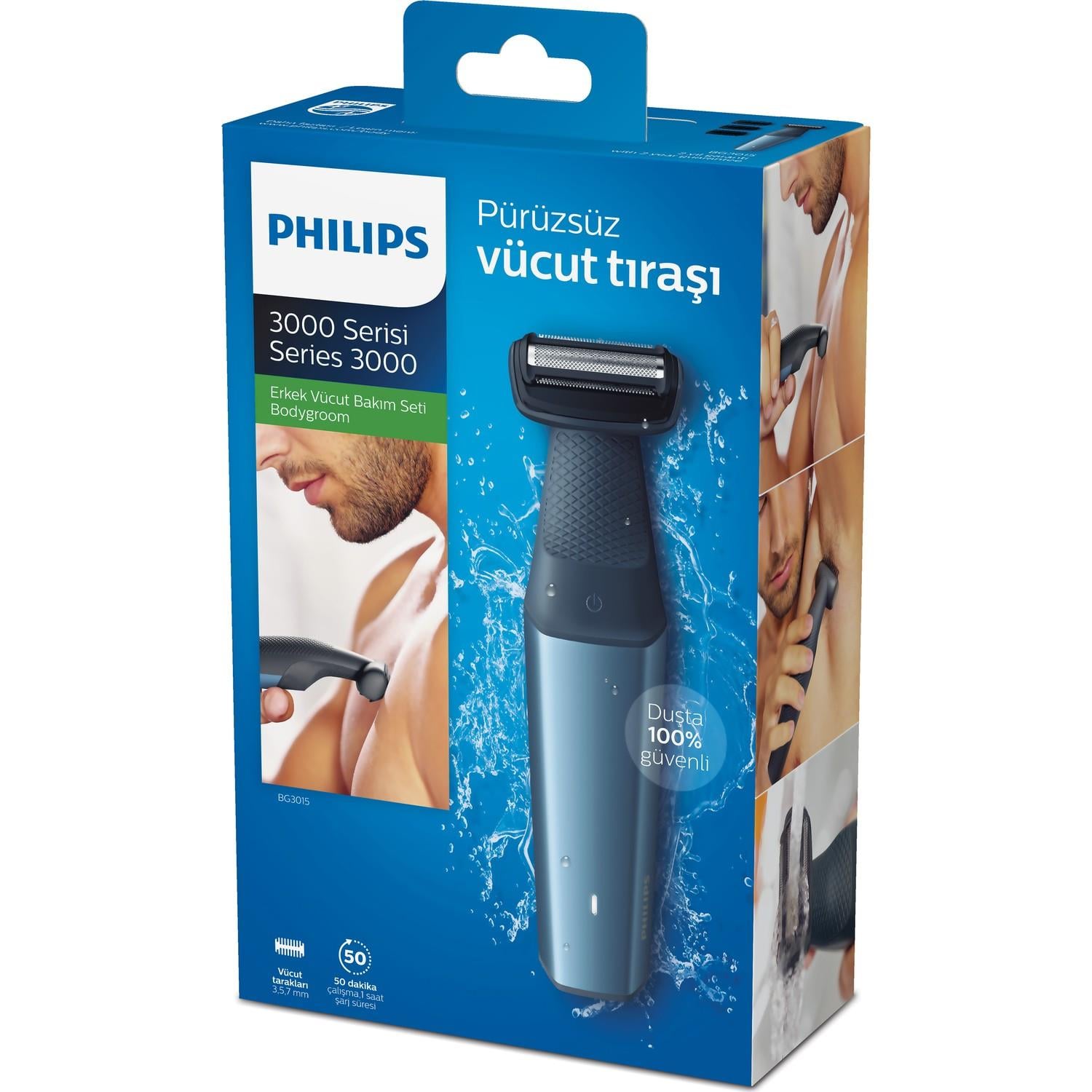 Philips BG3015/15 Islak Kuru Erkek Vücut Bakım Kiti