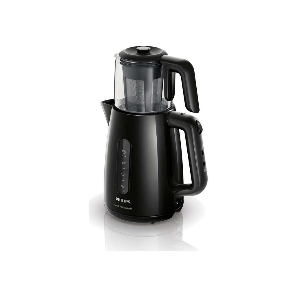 Philips Çay Ustası HD7301/00 1700W Çay Makinesi Siyah