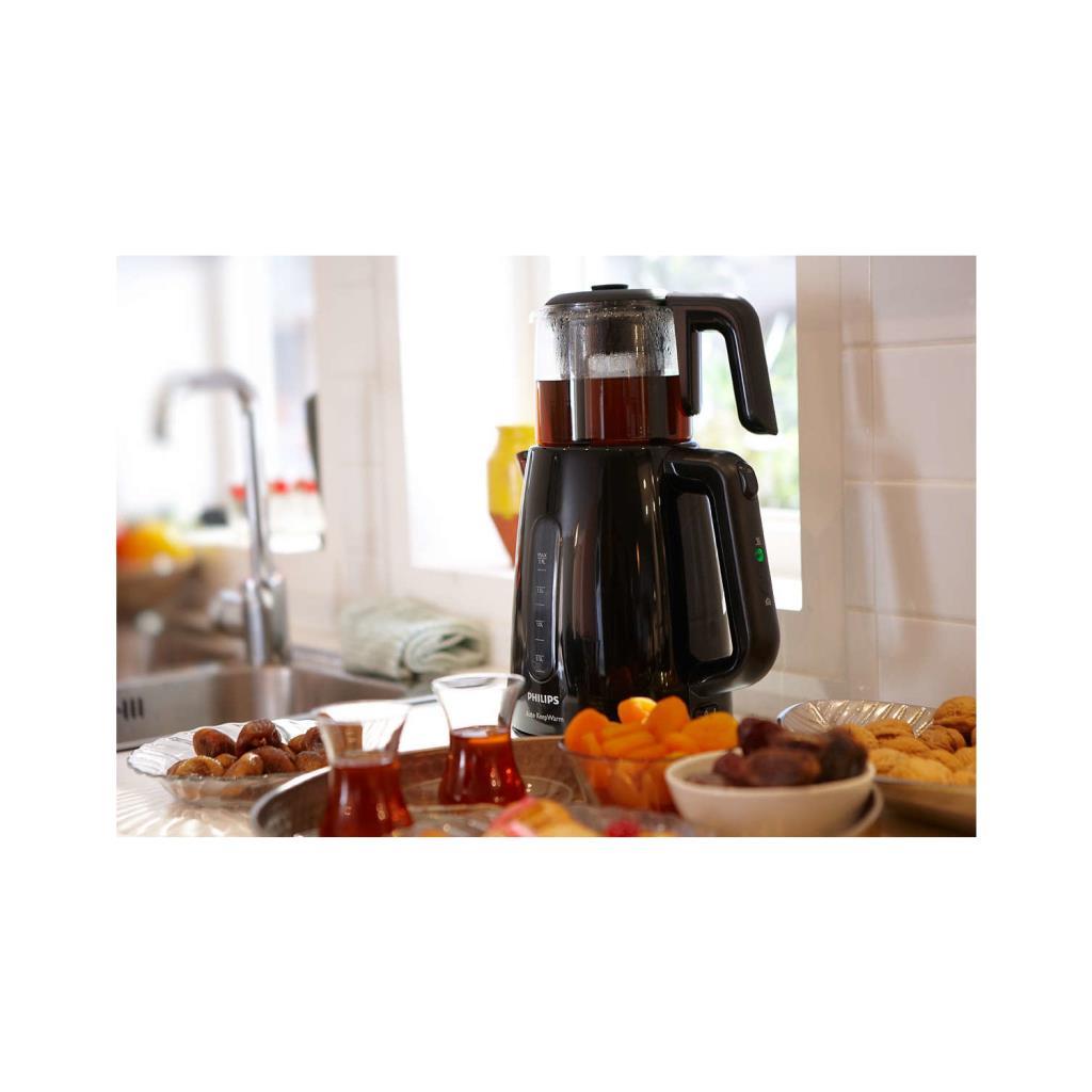 Philips Çay Ustası HD7301/00 1700W Çay Makinesi Siyah