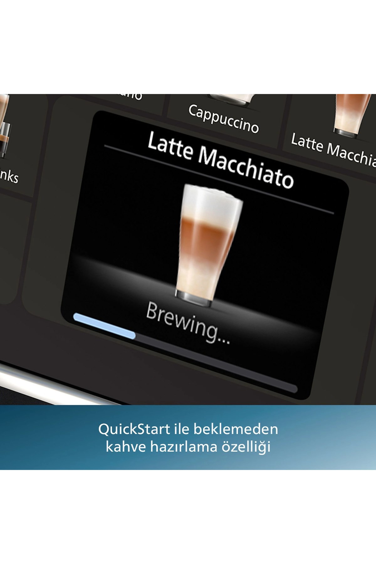 Philips EP5544/80 Tam Otomatik Espresso Makinesi Bronz Siyah