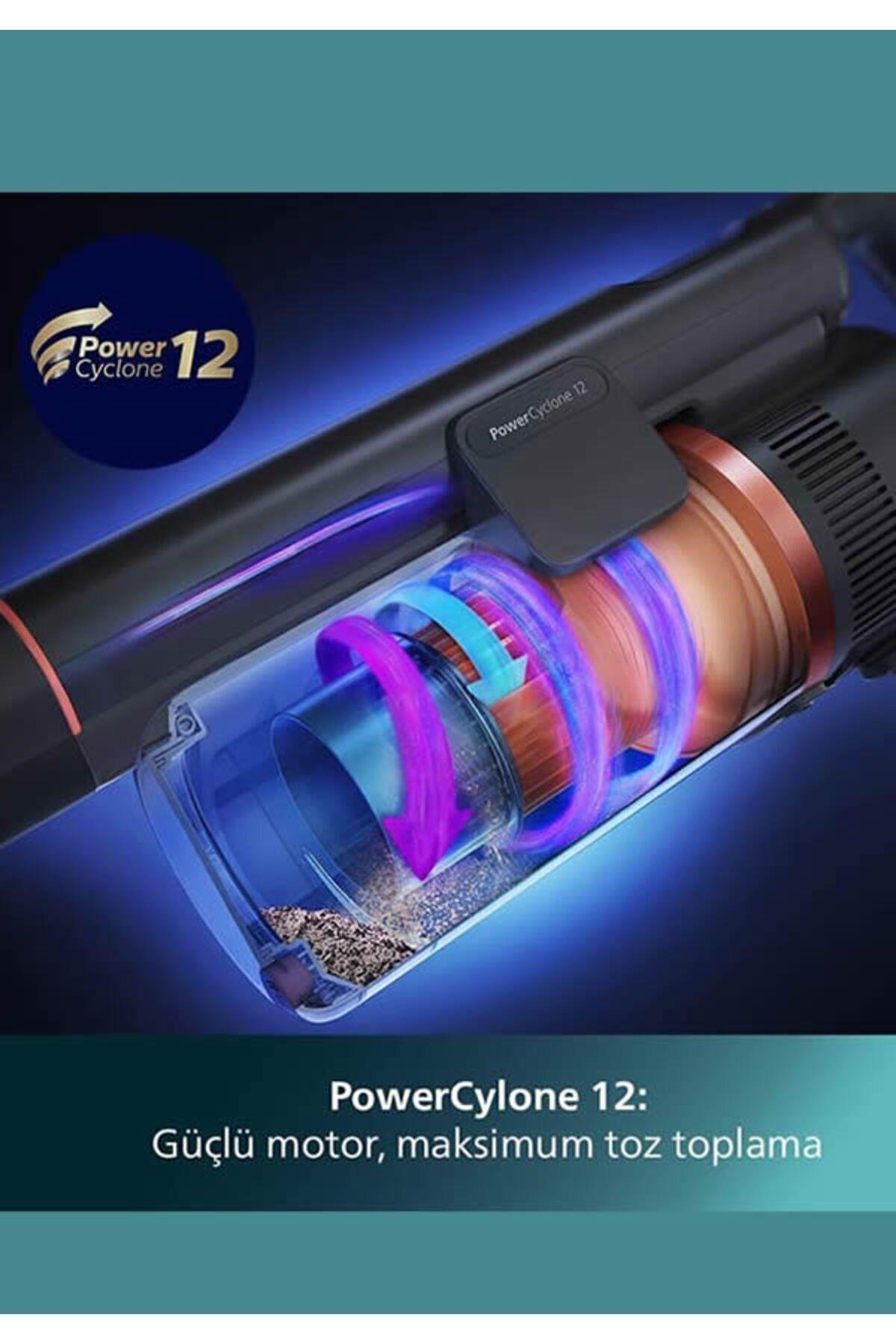 Philips XC8054/01 Aqua Plus 8000 Serisi Kablosuz Dikey Süpürge 