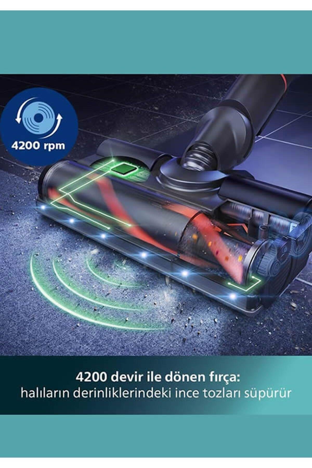 Philips XC8054/01 Aqua Plus 8000 Serisi Kablosuz Dikey Süpürge 