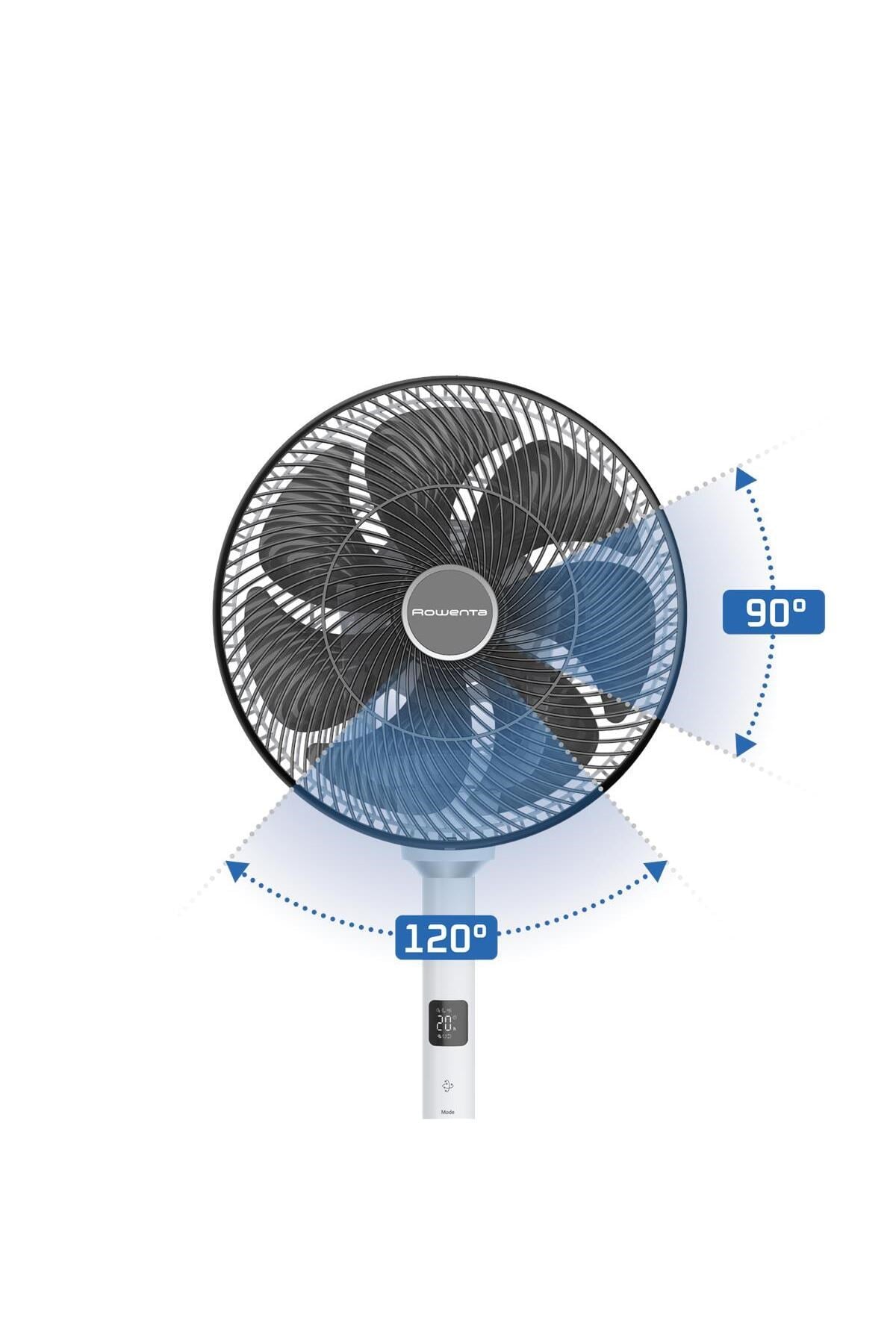 Rowenta QV5040 Turbo Twist Silence 20 Hız Ayarlı Sessiz Kompakt Vantilatör - 1830009778