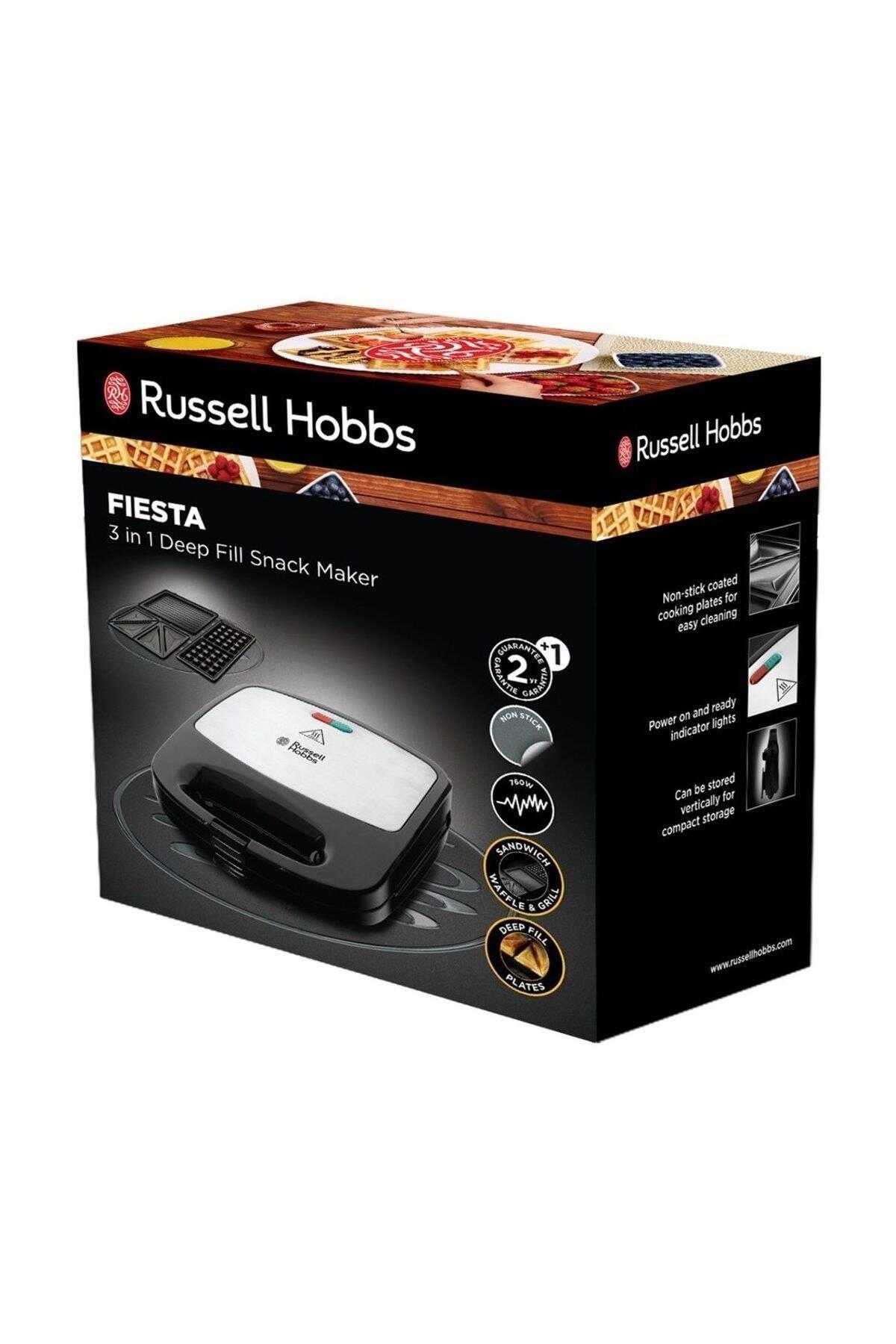 Russell Hobbs 24540-56 3ü1 Arada Tost Waffle Izgara Makinesi