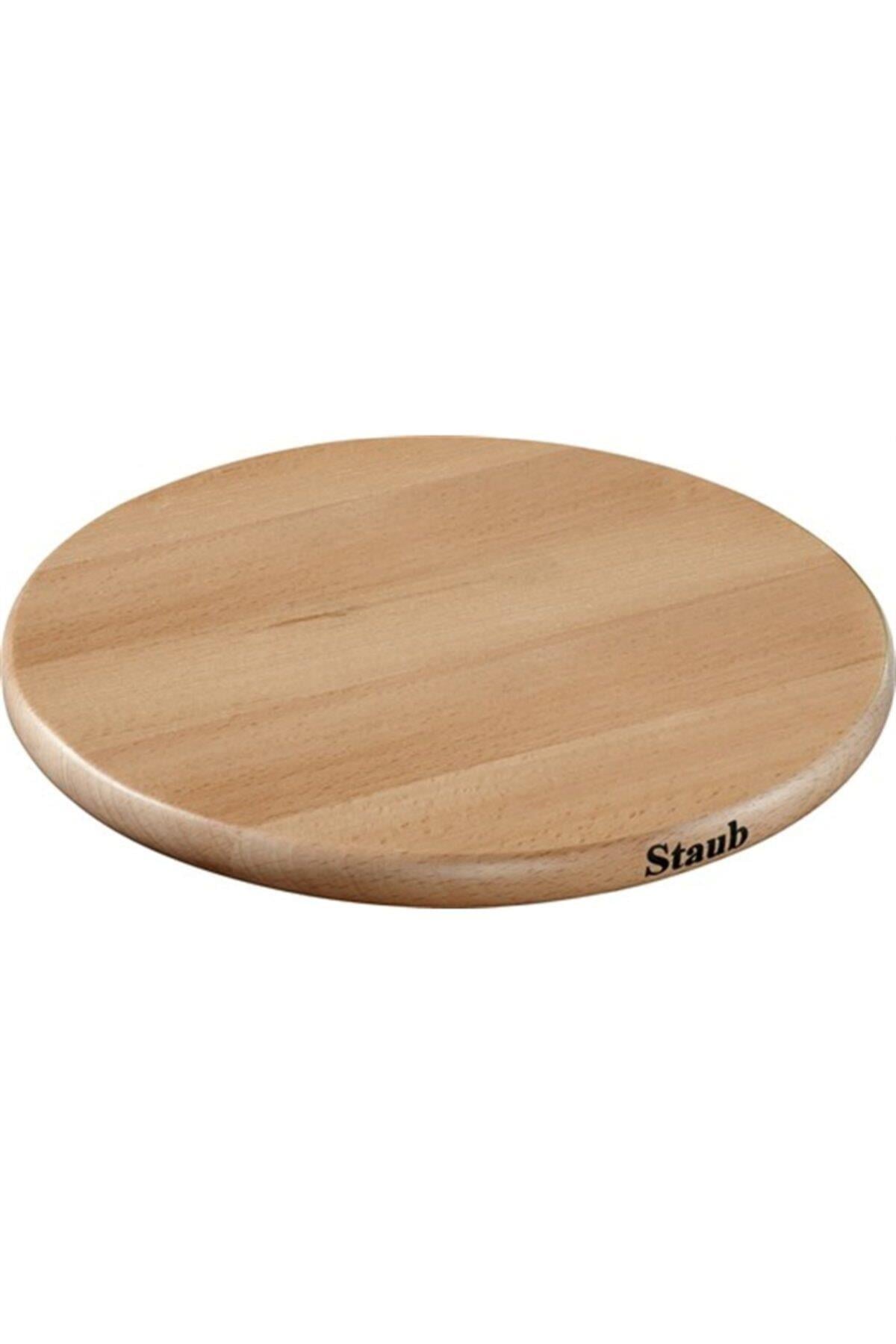 Staub Mıknatıslı Ahşap Nihale Yuvarlak 23 Cm Ahşap 