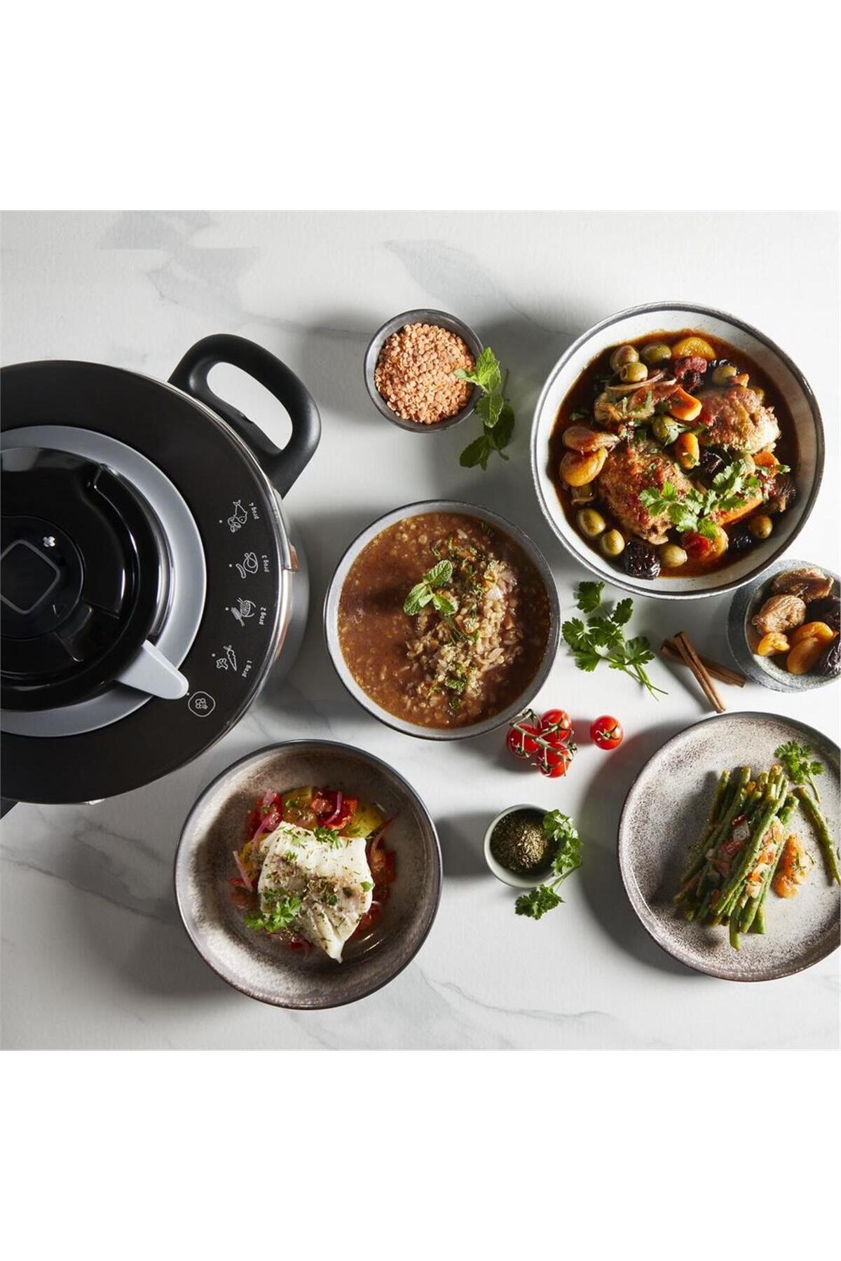 TEFAL Clipso+ Chef 4.5 Litre 4 Pişirme Programlı Düdüklü Tencere - 1510002661