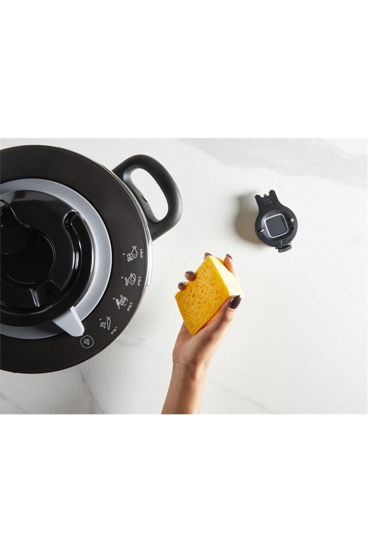 TEFAL Clipso+ Chef 4.5 Litre 4 Pişirme Programlı Düdüklü Tencere - 1510002661