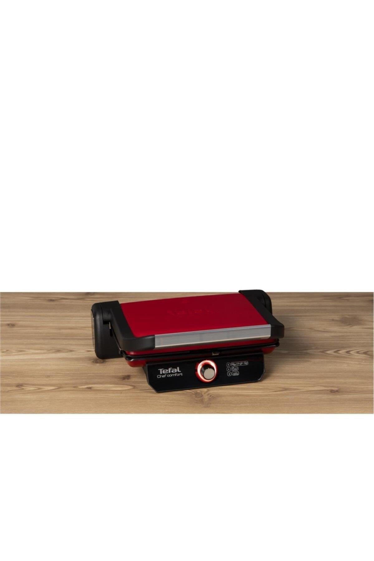 Tefal GC2225TR Chef Comfort 1800 Watt Izgara ve Tost Makinesi Kırmızı 