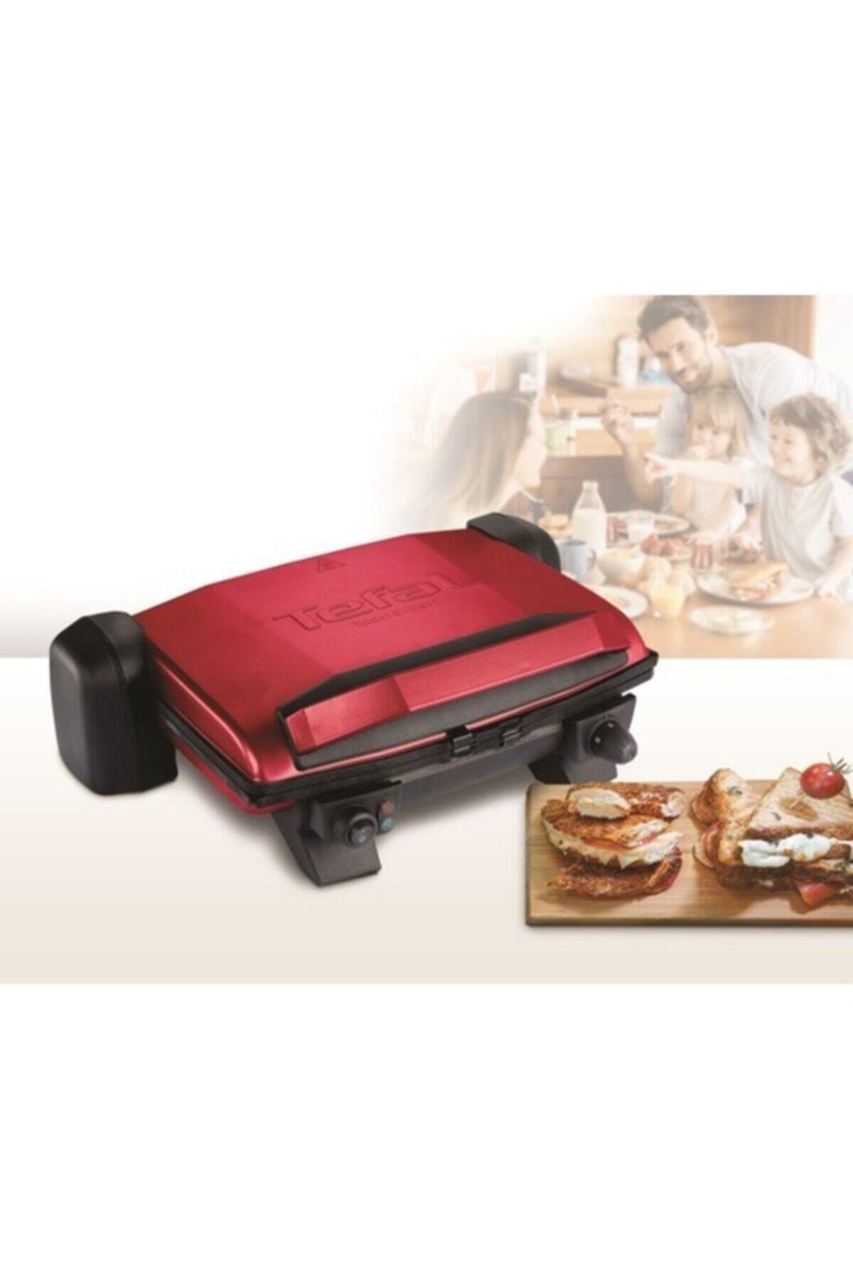 Tefal Toast Expert 1800 Watt Yapışmaz Döküm Kaplama Izgara Ve Tost Makinesi Kırmızı